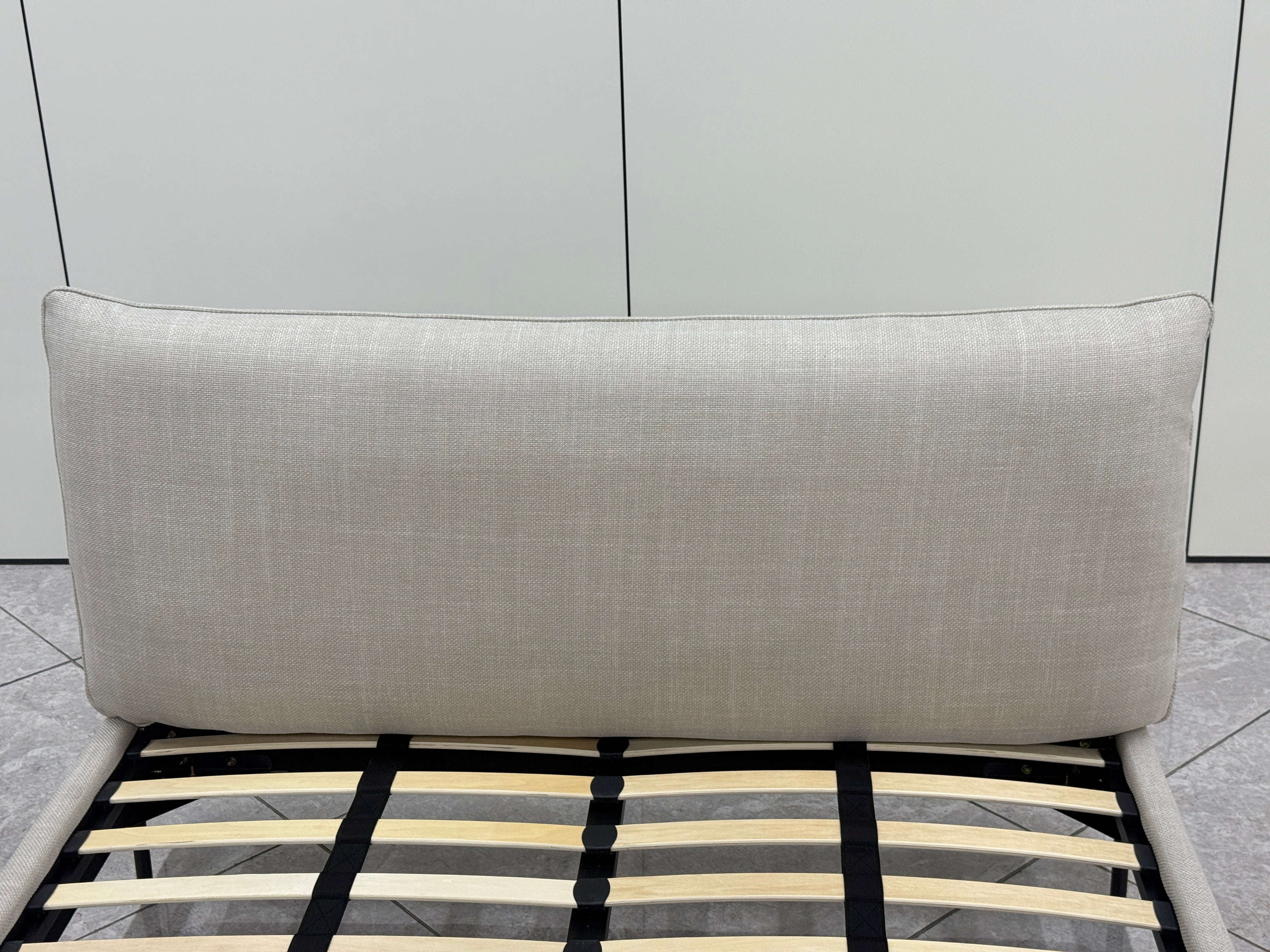 Sleek Linen Bed