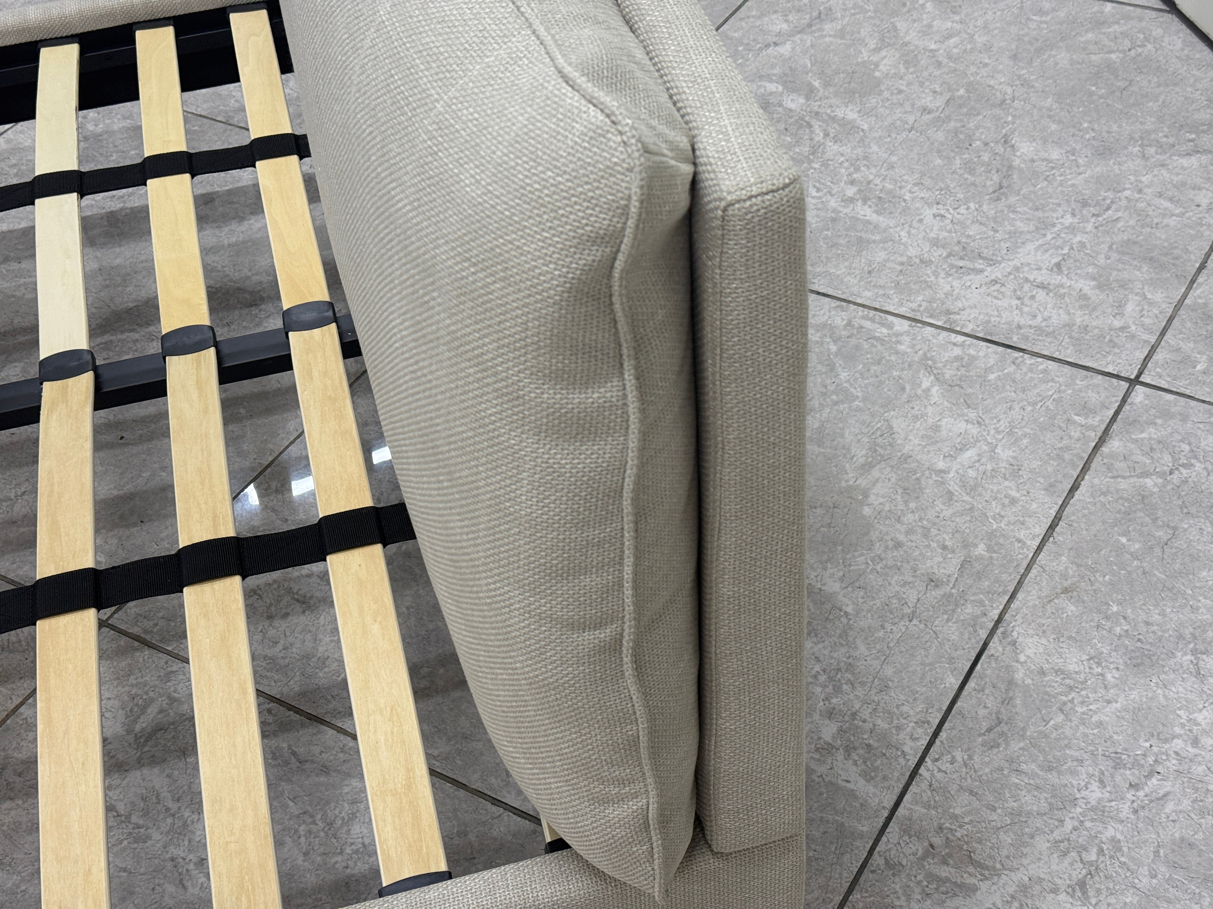 Sleek Linen Bed