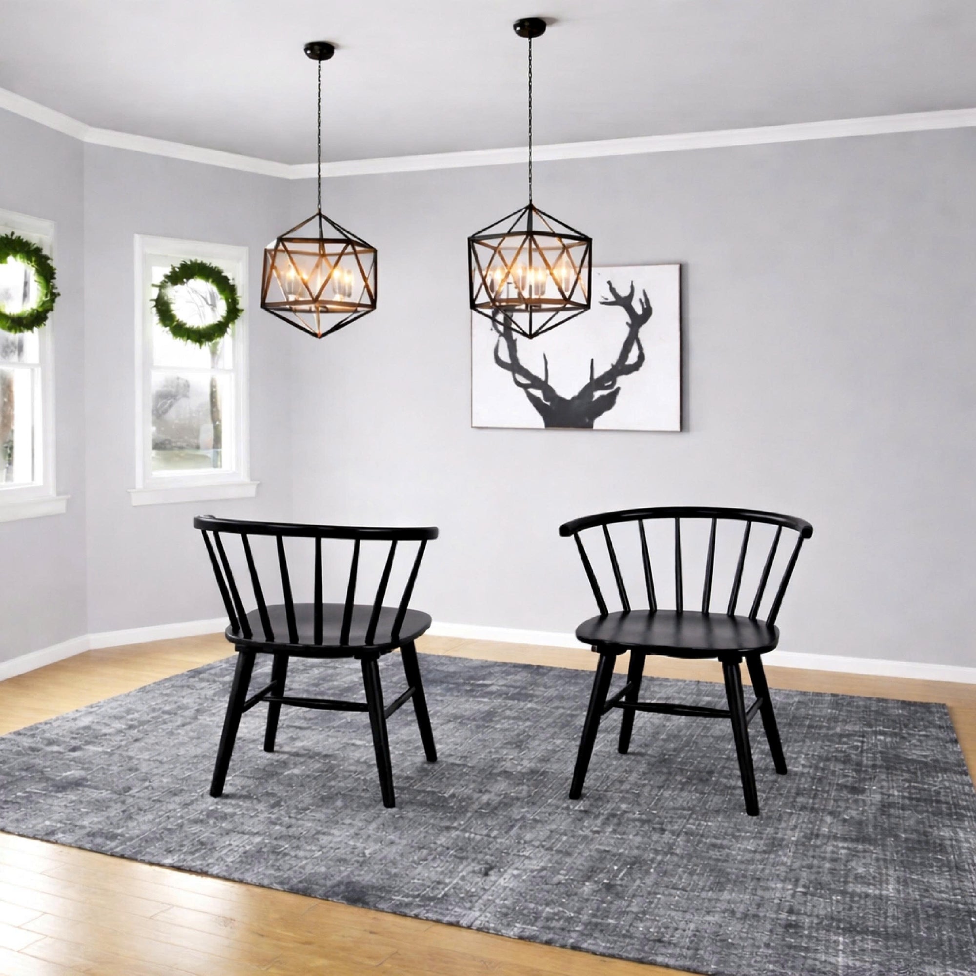 SIDE CHAIR (BLACK)-2pcs/CTN