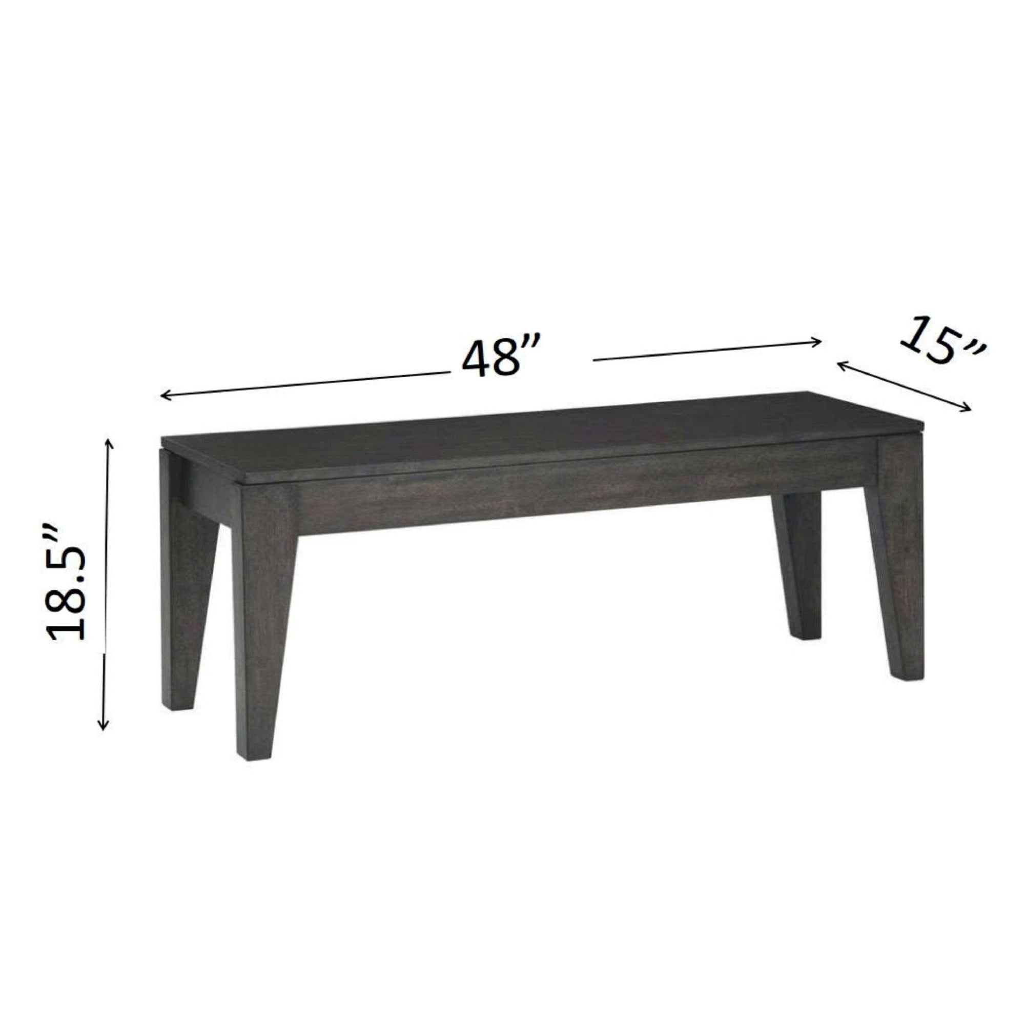 DINING BENCH WITH HIDDEN STORAGE