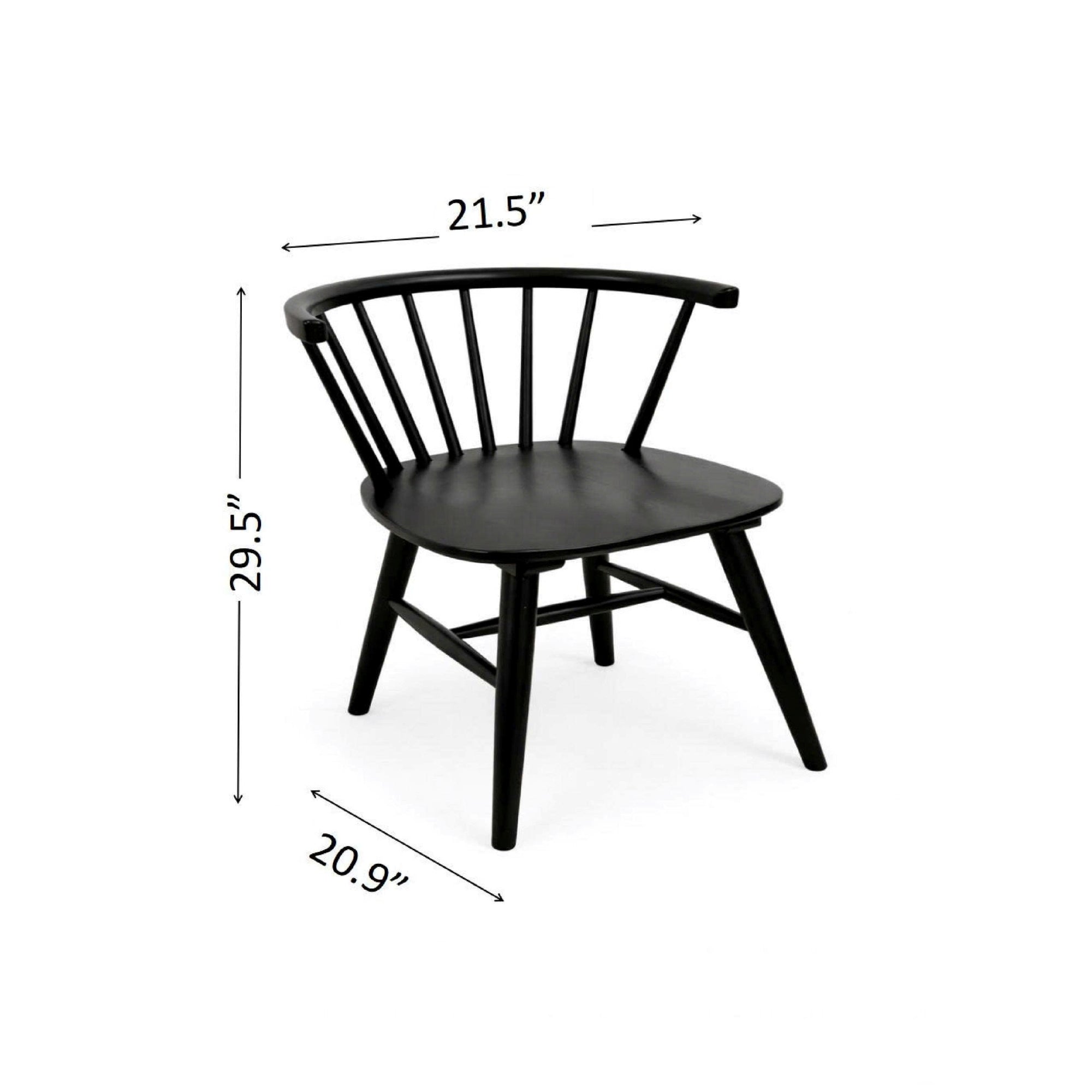 SIDE CHAIR (BLACK)