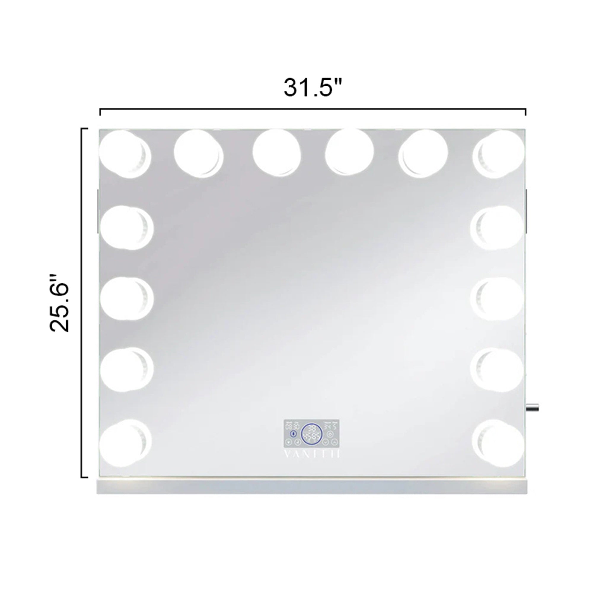 VANITII Marilyn Hollywood Vanity Mirror Pro with 14 Dimmable LED Bulbs
