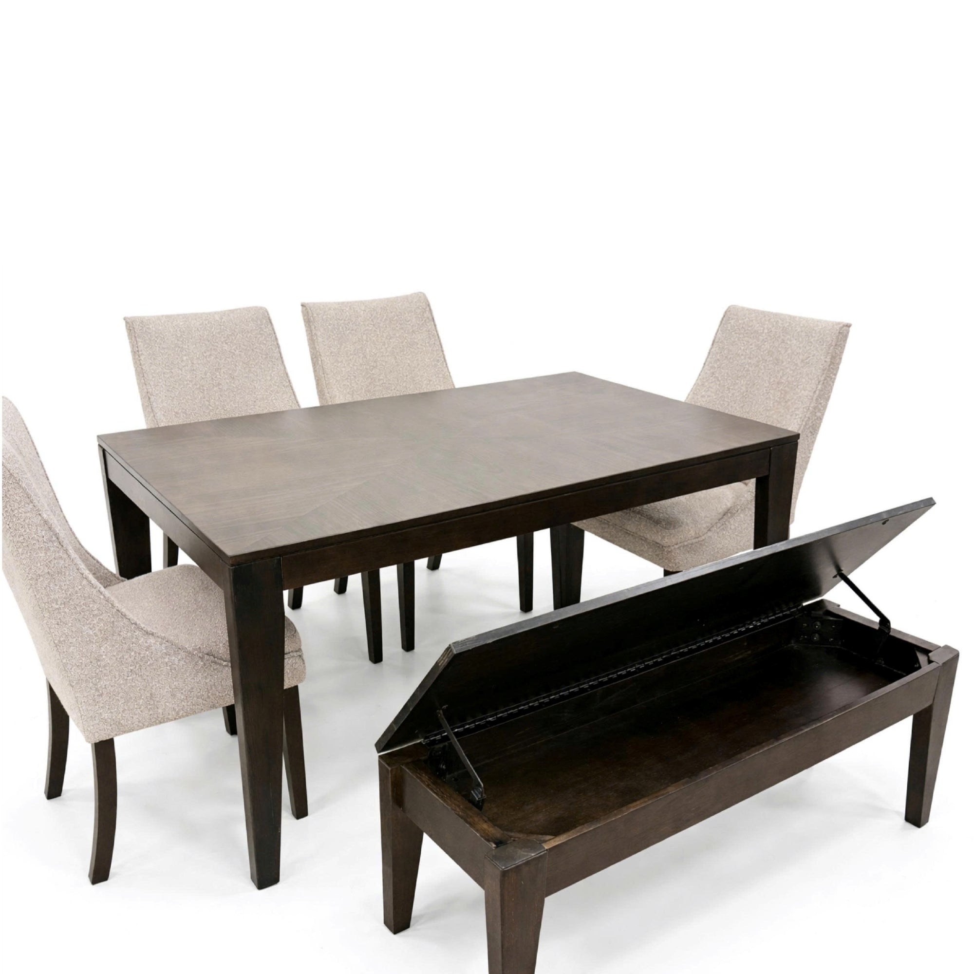 DINING BENCH WITH HIDDEN STORAGE