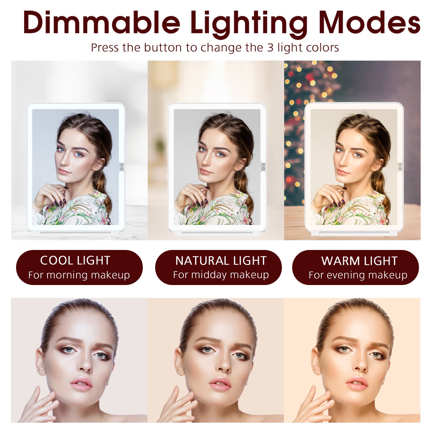 VANITII iPad LED Makeup Mirror