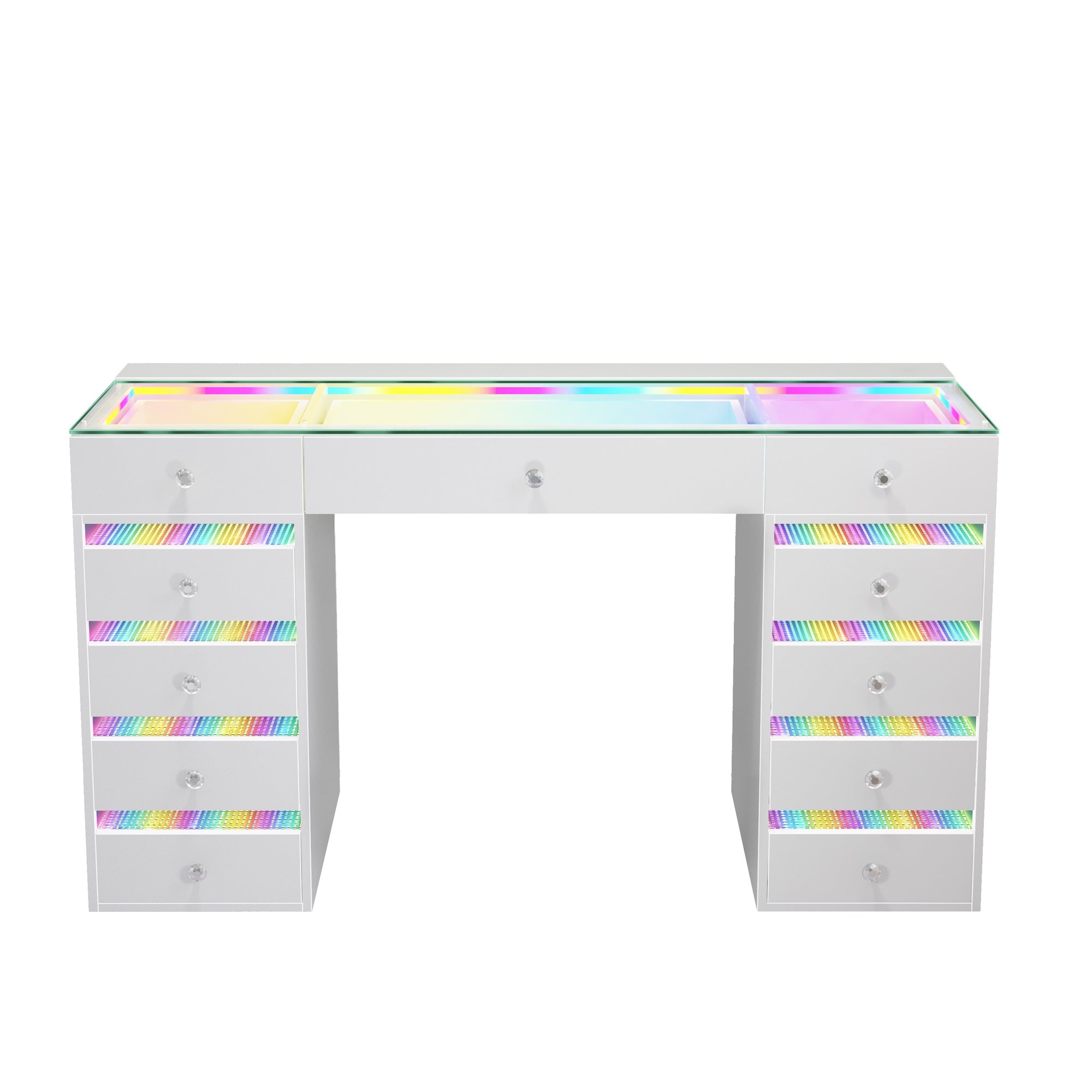 VANITII Fenair Vanity Desk with RGB light