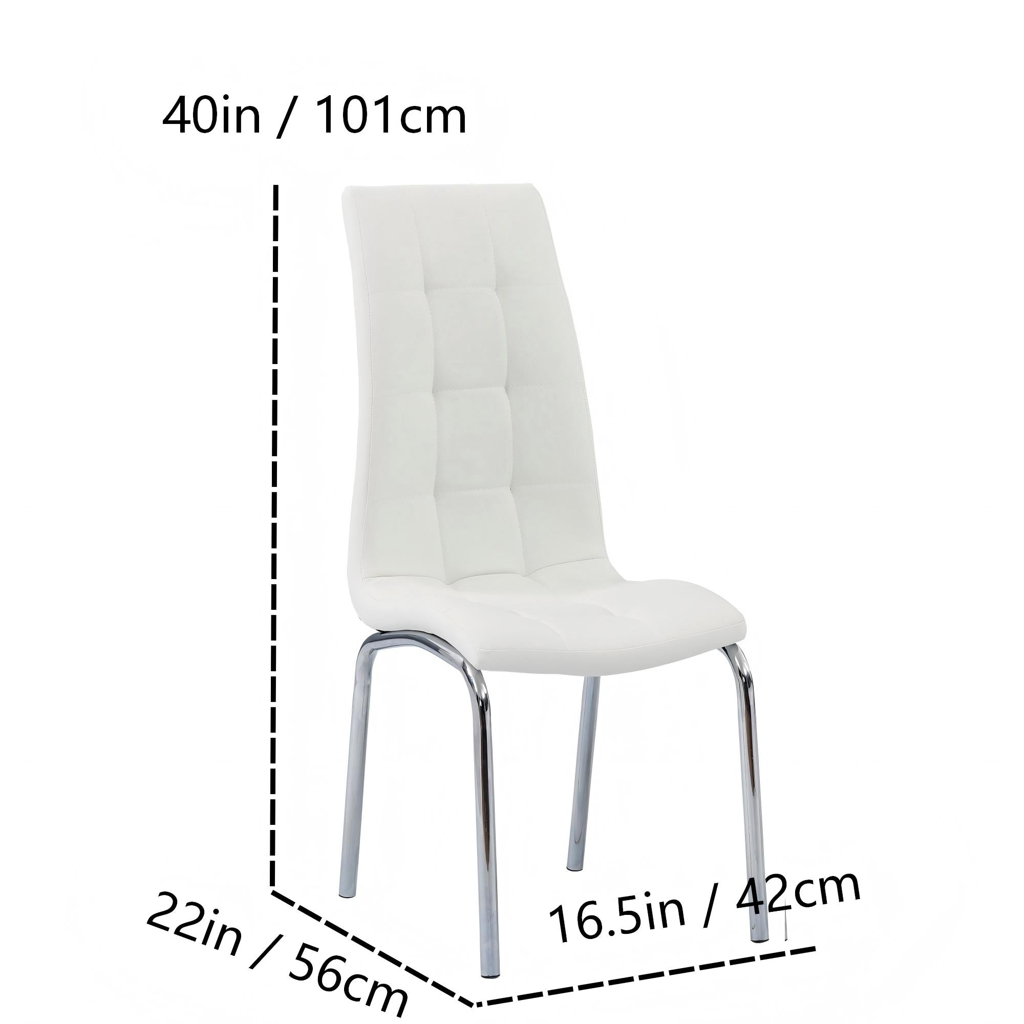 Metal Legs Side Chair