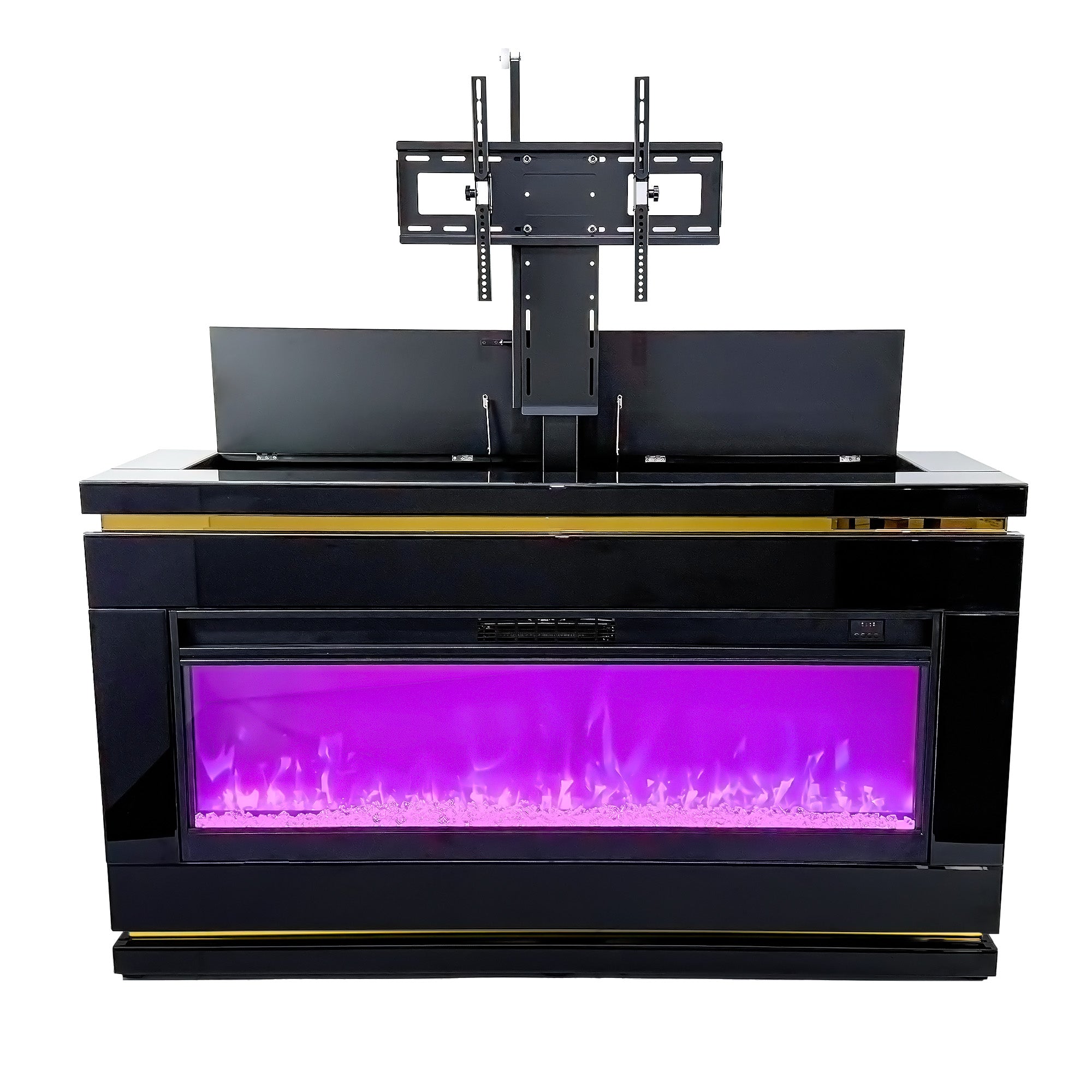 VANITII Modern Electric Fireplace TV Stand