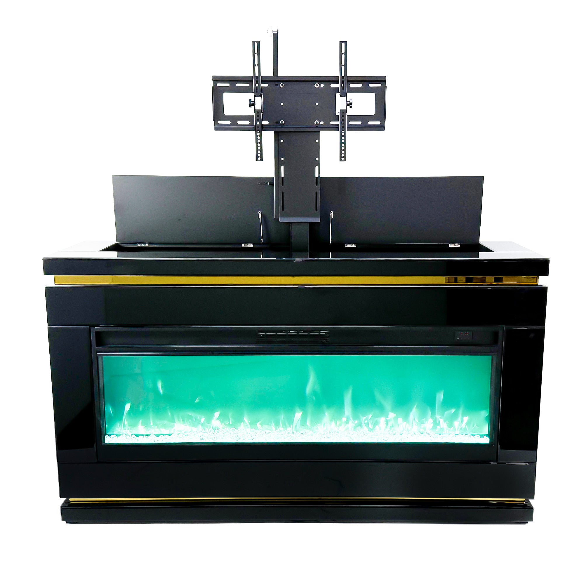 VANITII Modern Electric Fireplace TV Stand