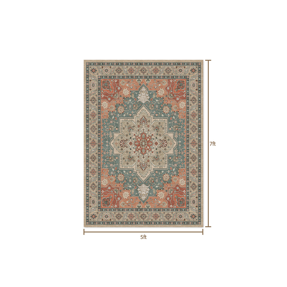 Living Room Washable Area Rugs