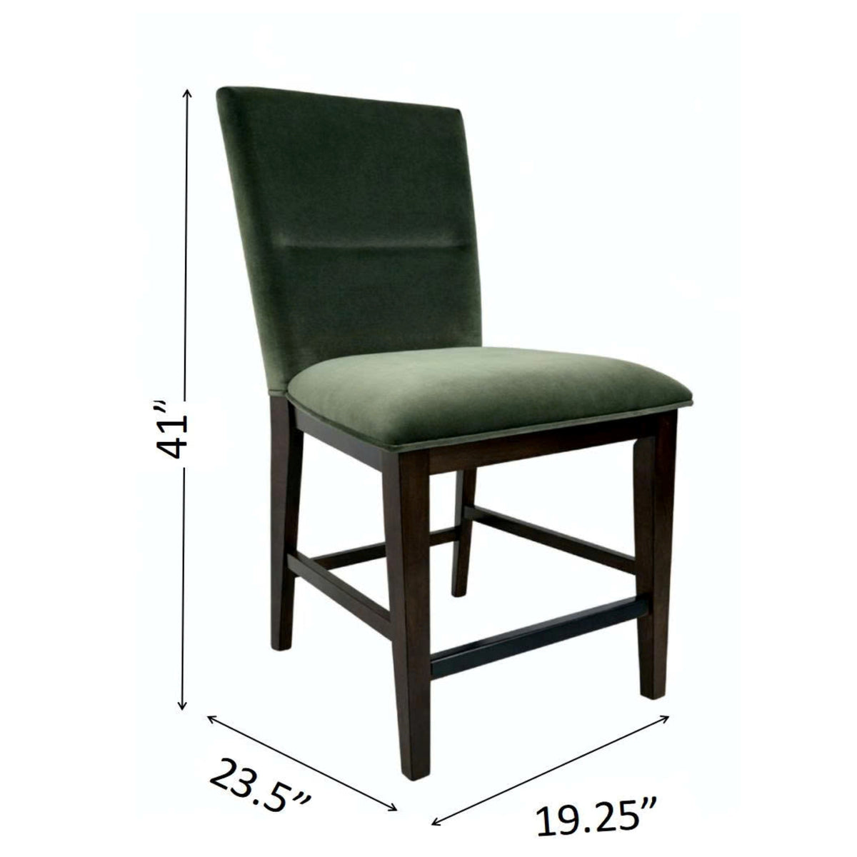 COUNTER CHAIR ( VELVET) 2506CC-2pcs/CTN
