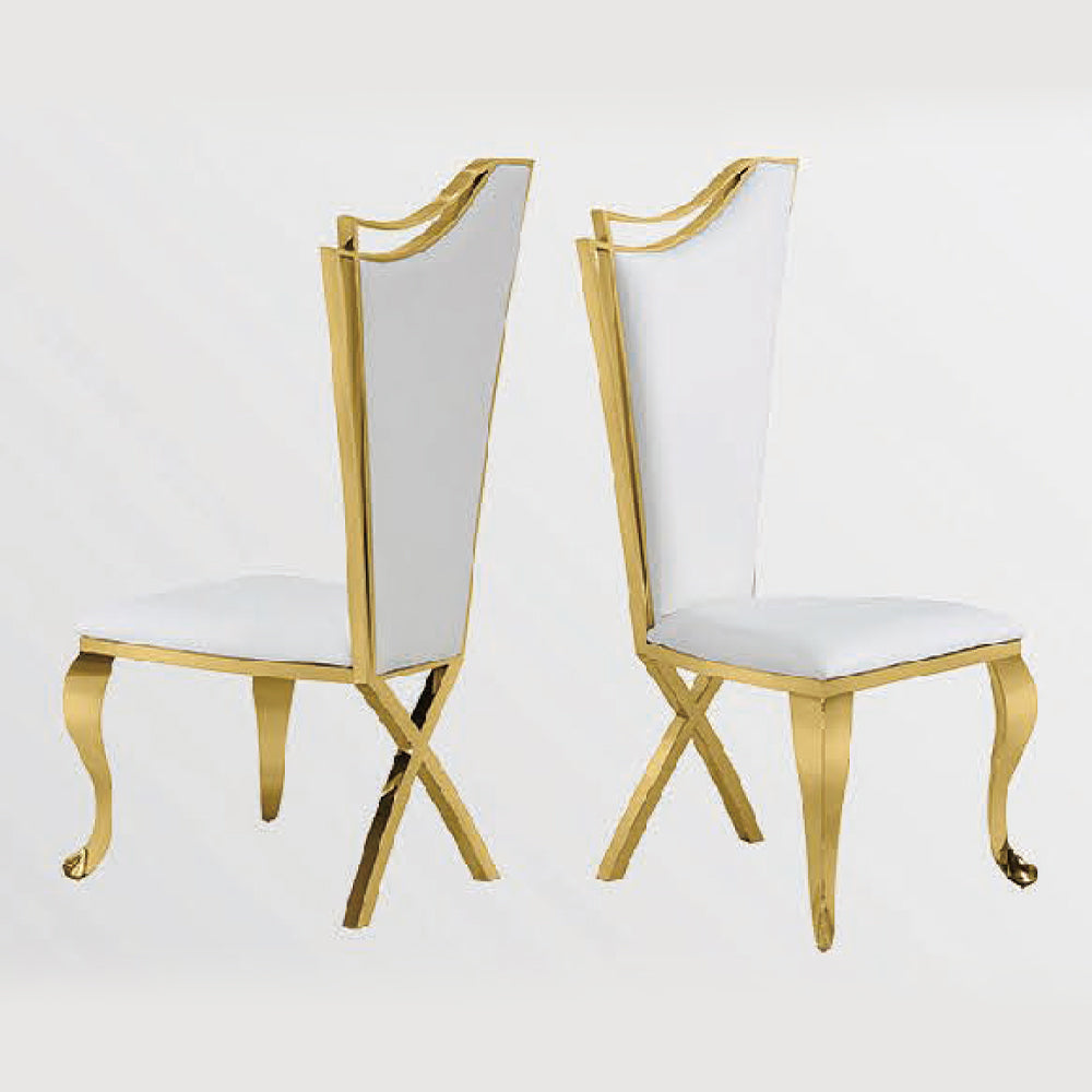 Stainless Steel Dining Chair with PU Material