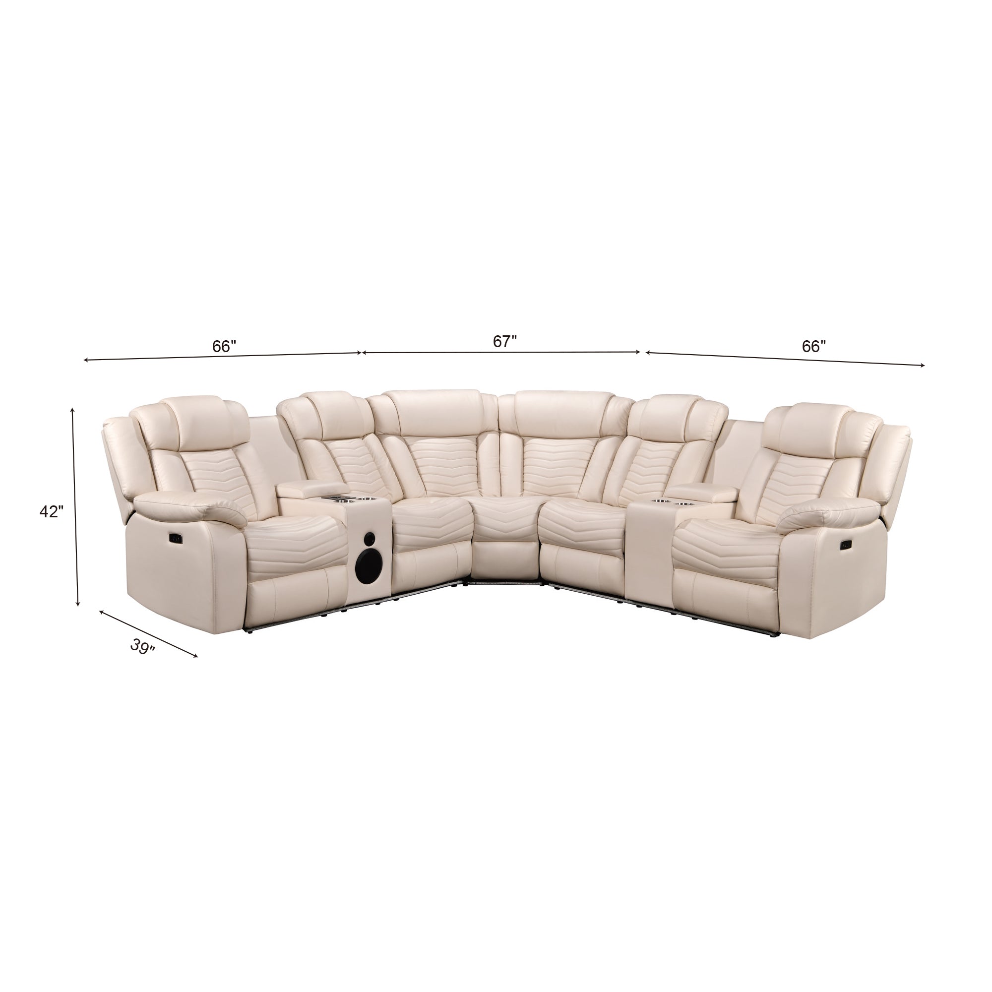 Power Recliner Sectional MC2935