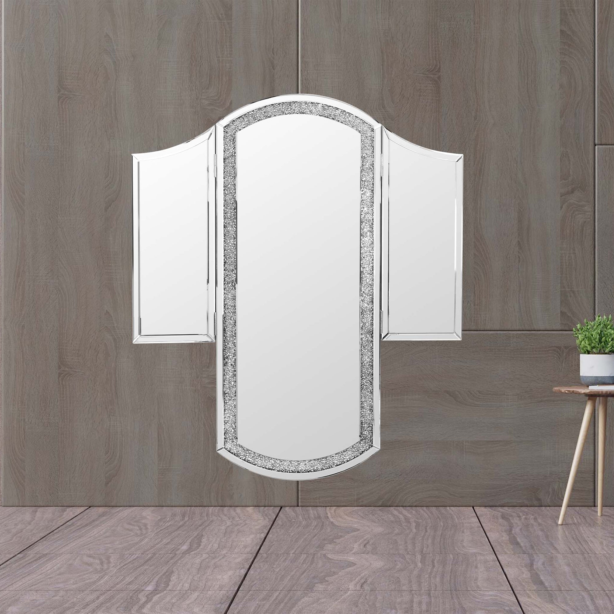 VANITII Mirrored Vanity With LED Lights