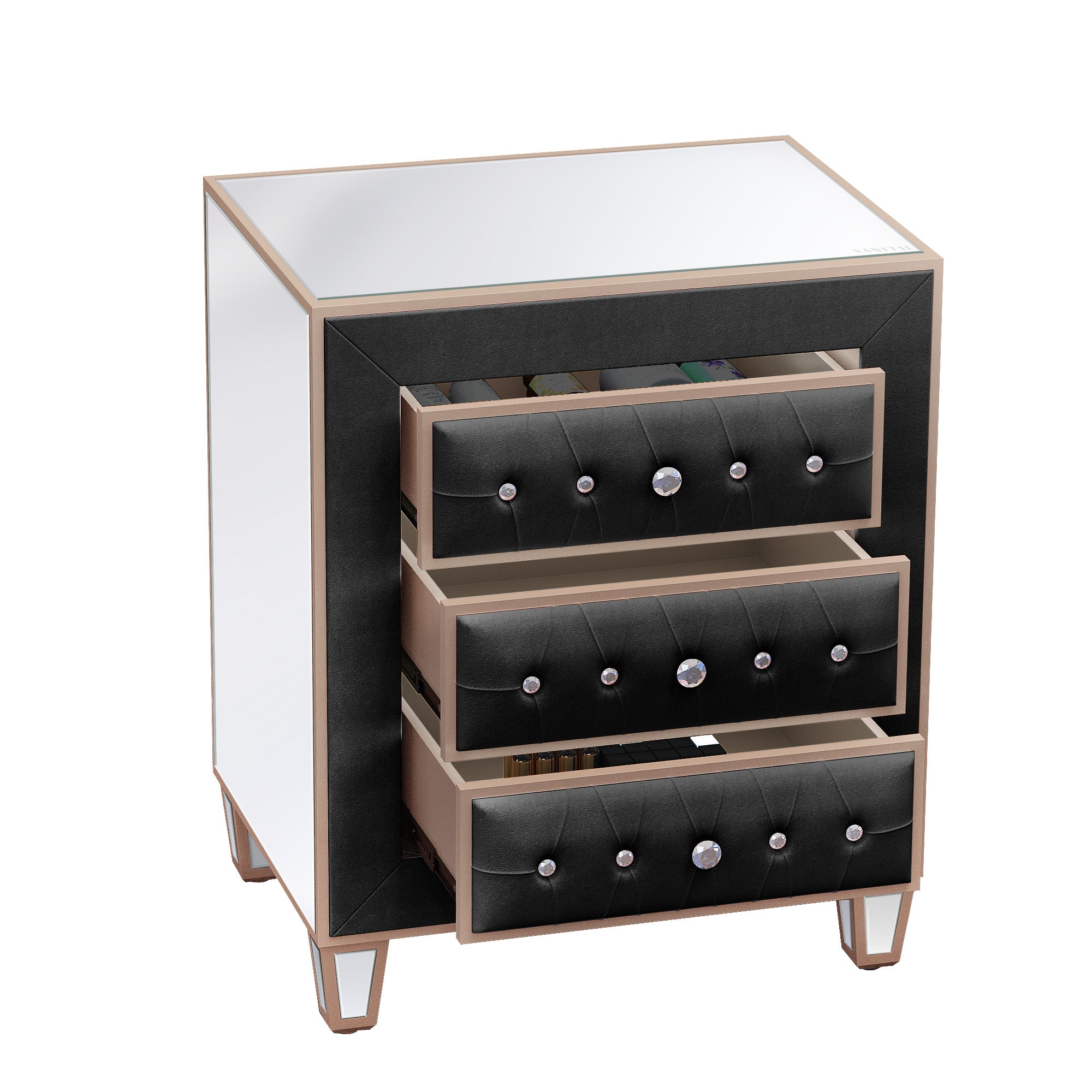 Velvet Bedside Table