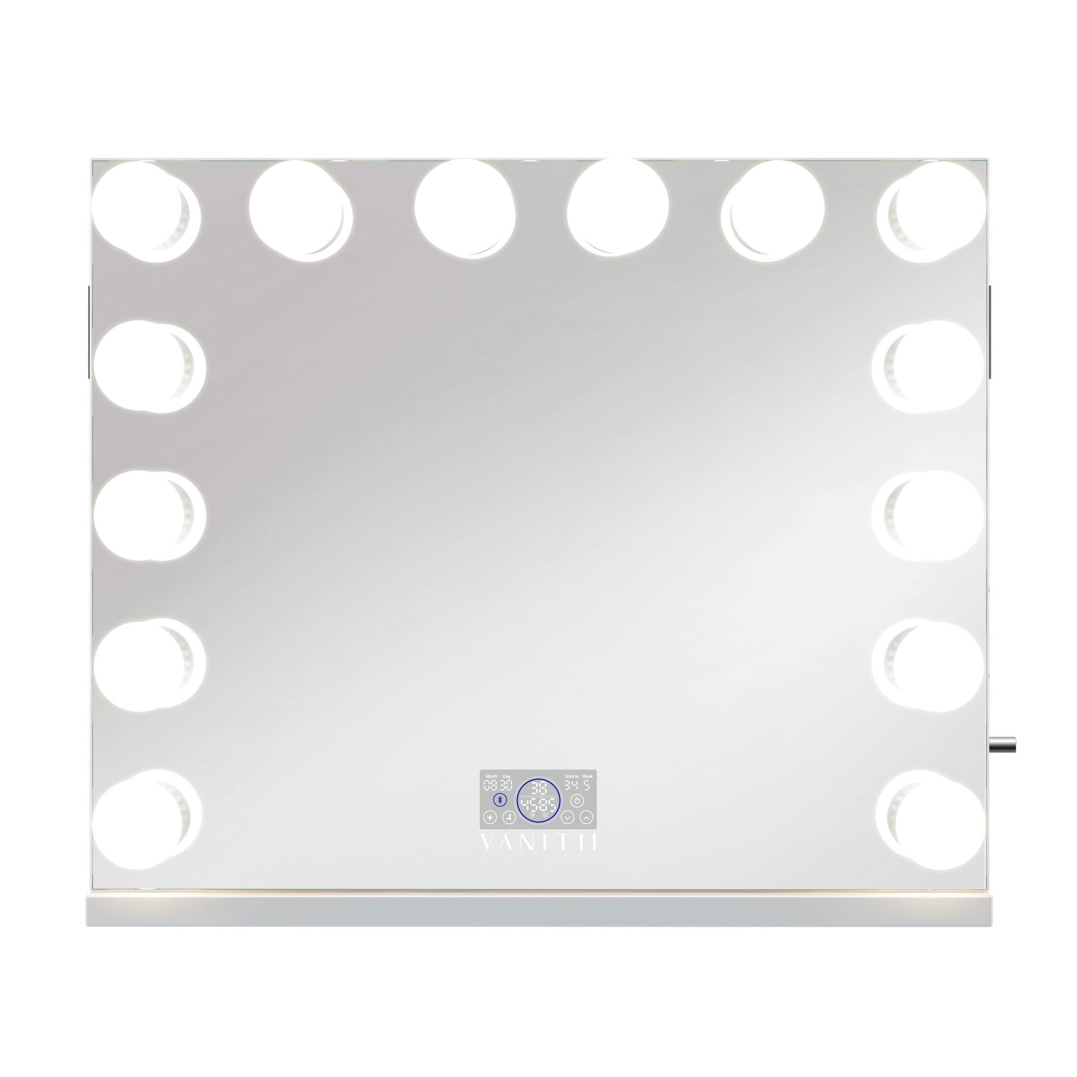 Marilyn Hollywood Vanity Mirror Pro - Tabletop or Wall Mount Vanity Mirror with 14 Dimmable LED Bulbs_VANITII