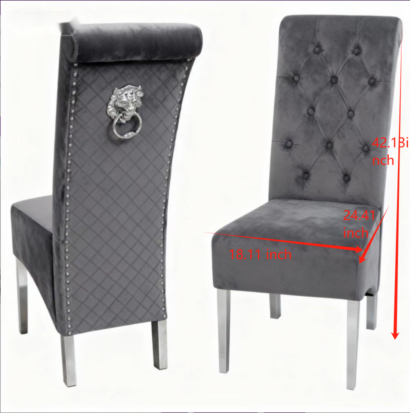 Special design dining chair high back chair 4pCS/CTN