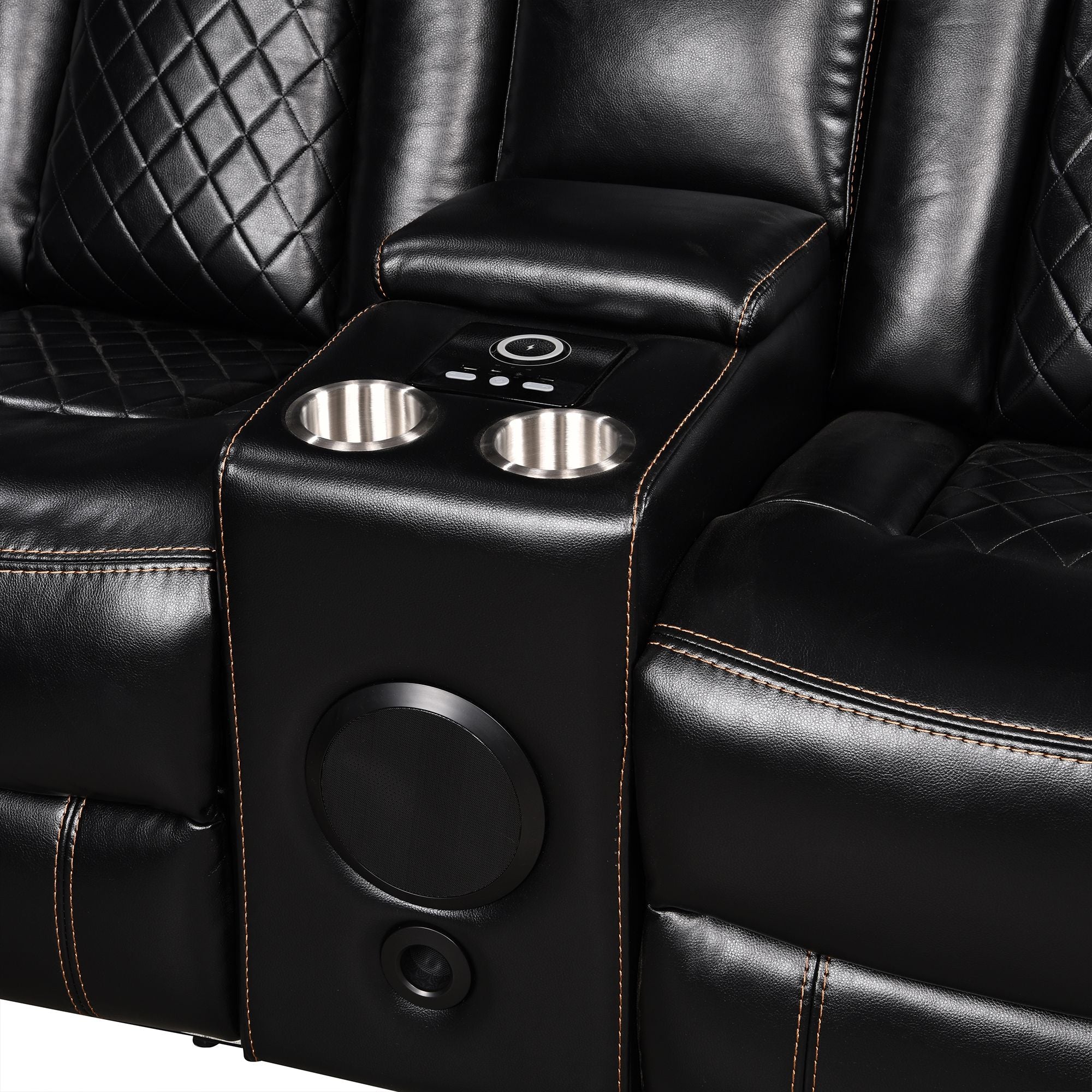 Power Recliner Sectional MC2855B Black