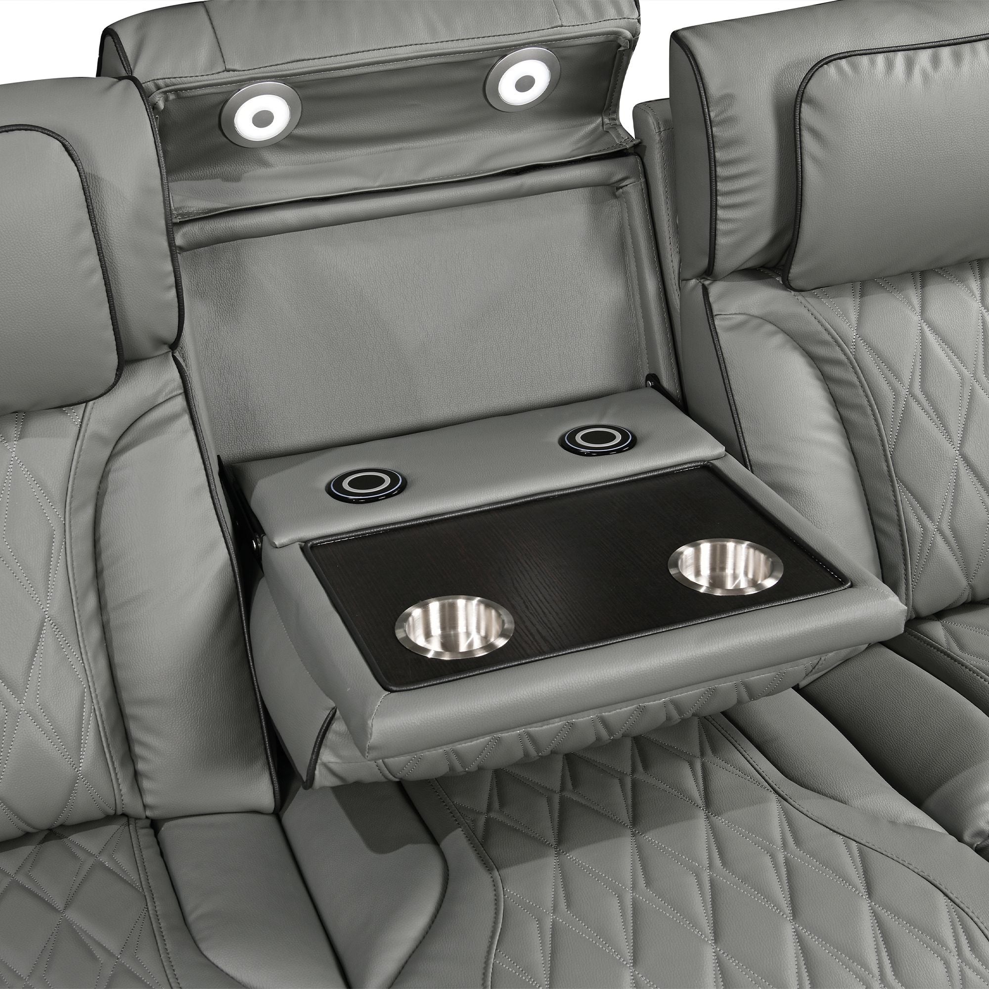 Power Recliner Sofa & Loveseat & Chair MR2953 Gray
