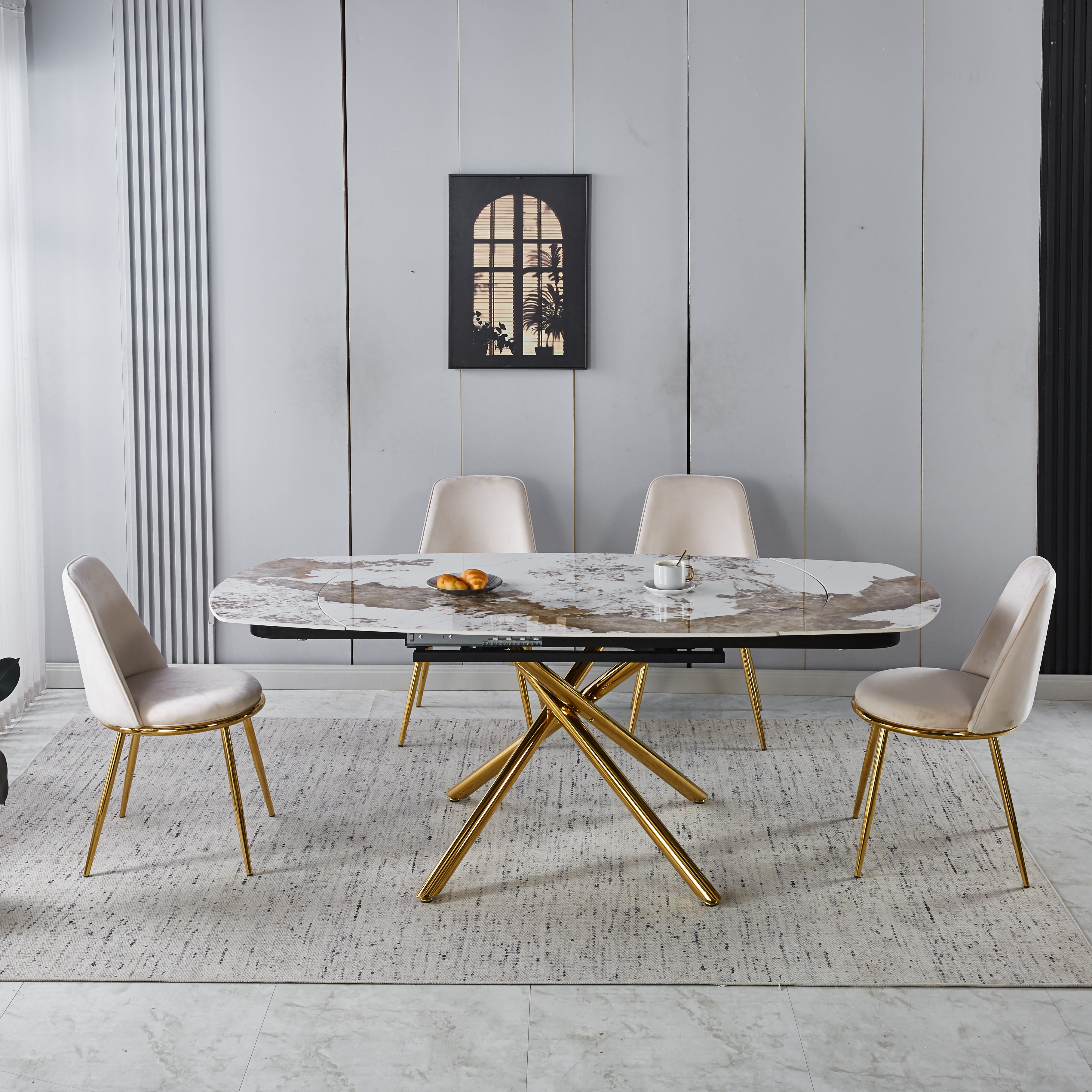 Flexible and Extendable Dining Table