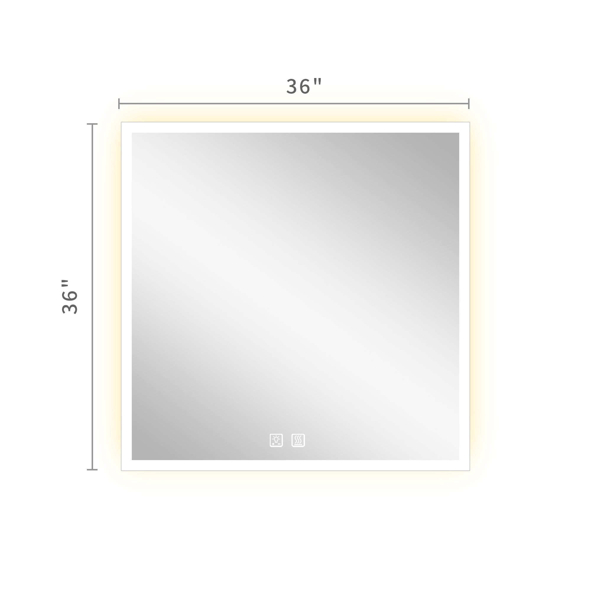 Waterproof Bathroom Mirror with Led Light Strip