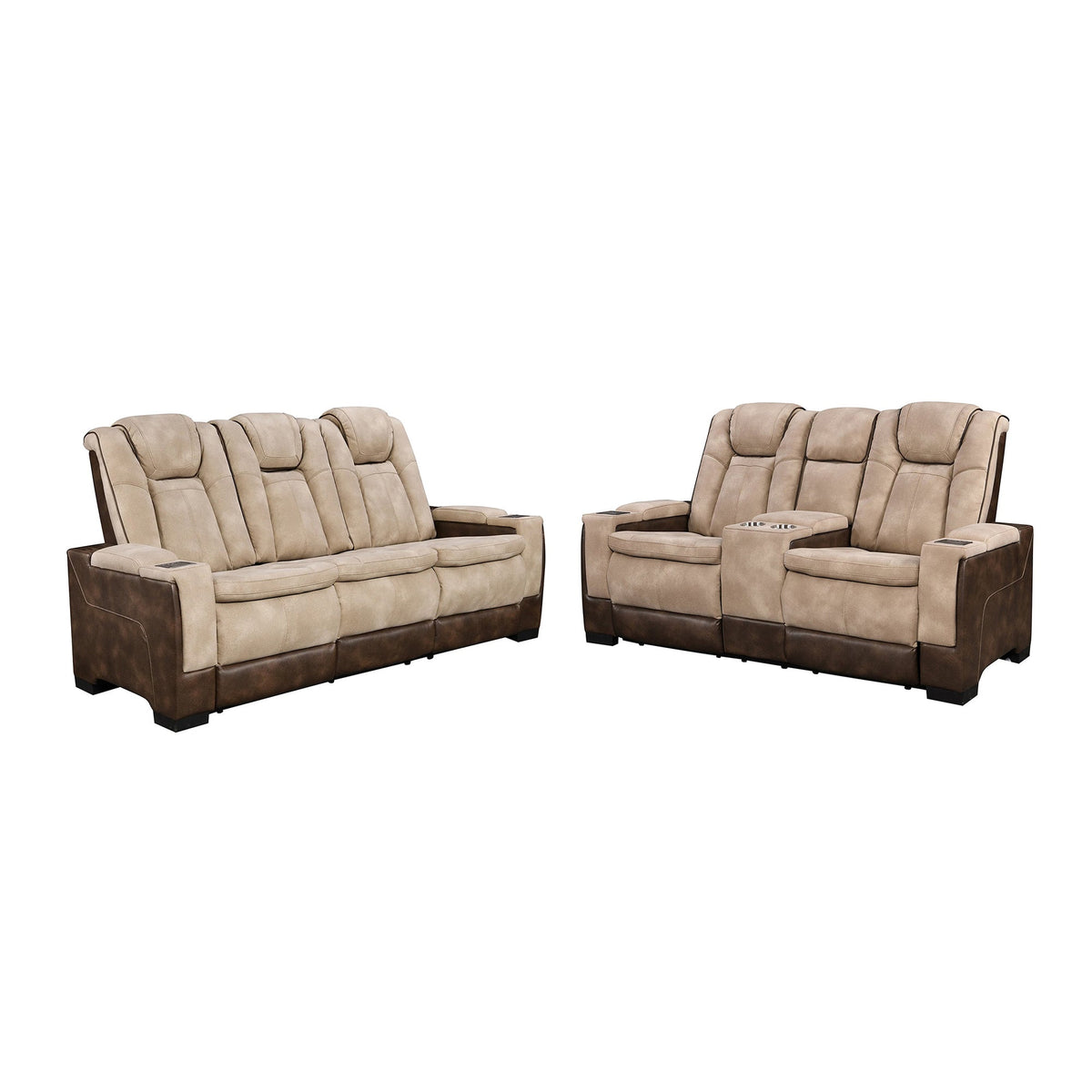 Charlie Brown Power Recliner Sofa Set