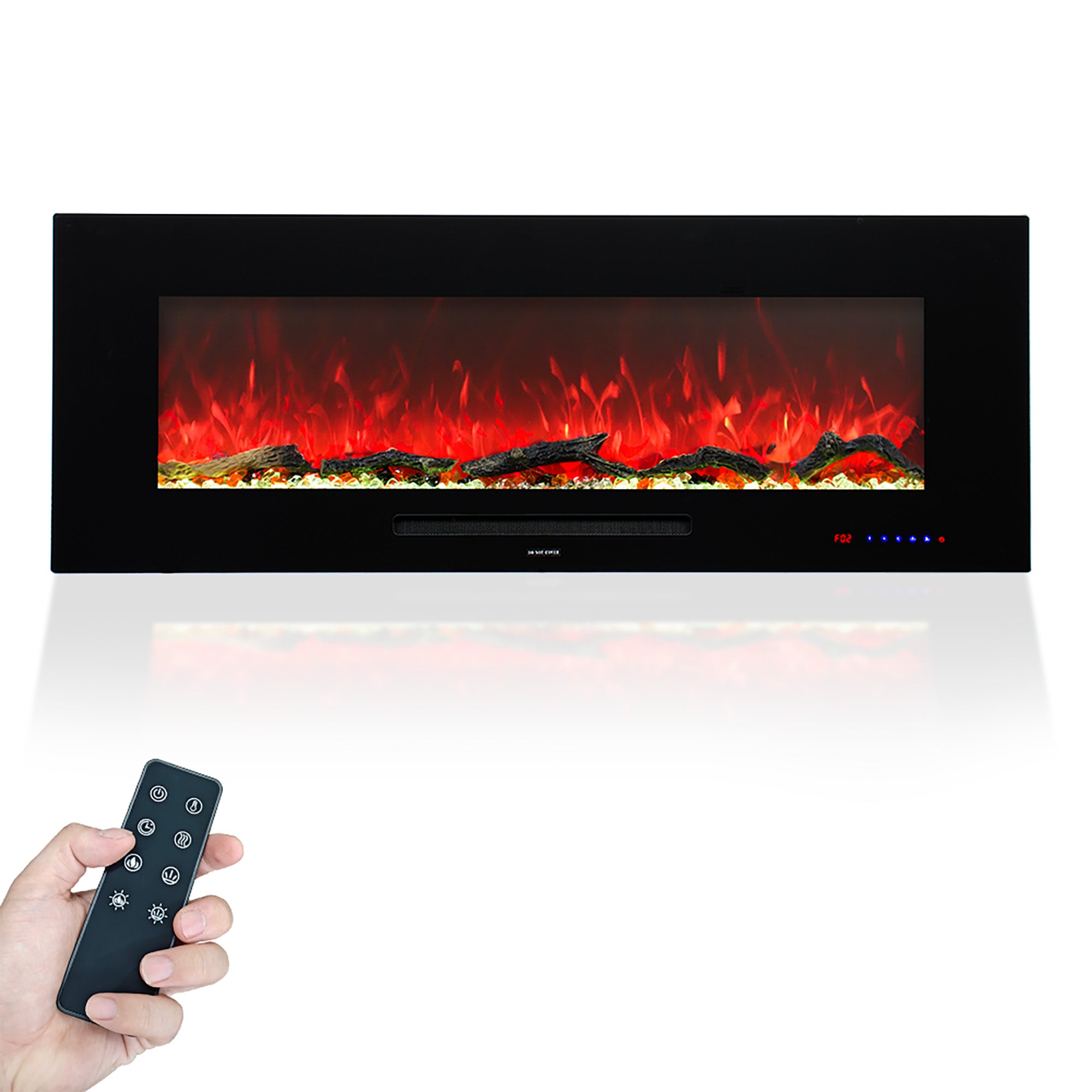 Fully Assembled 72" Electric Fireplace WM72DR