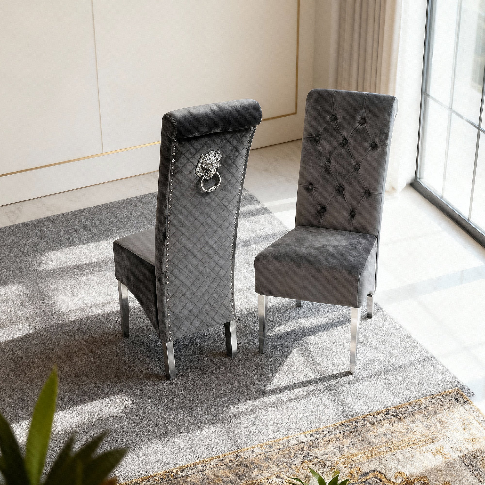 High cost-performance Velvet Fabric Vanity Chair