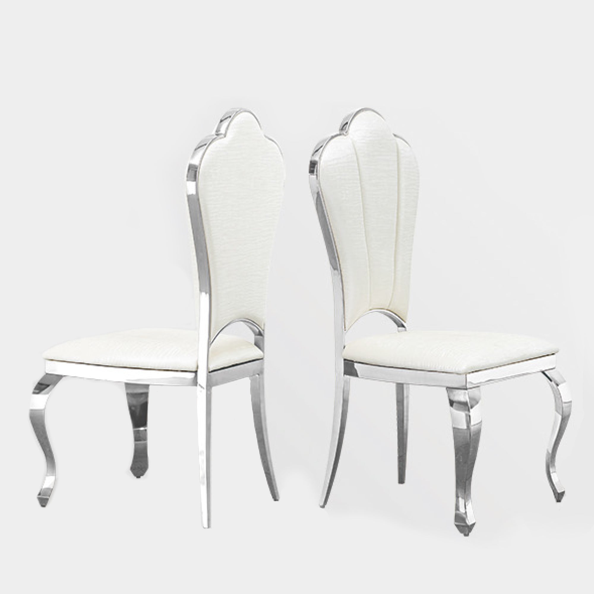 Mirror Glod Finish Dining Chair