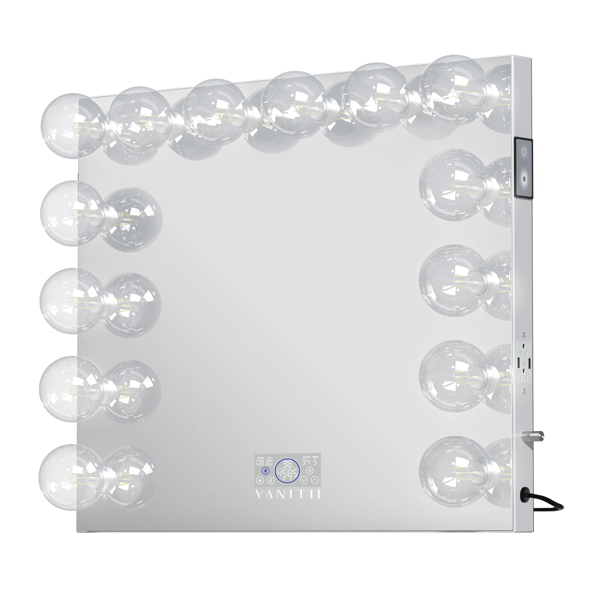 VANITII Marilyn Hollywood Vanity Mirror Pro Max- Tabletop or Wall Mount Vanity Mirror with 14 G95FLM Bulbs