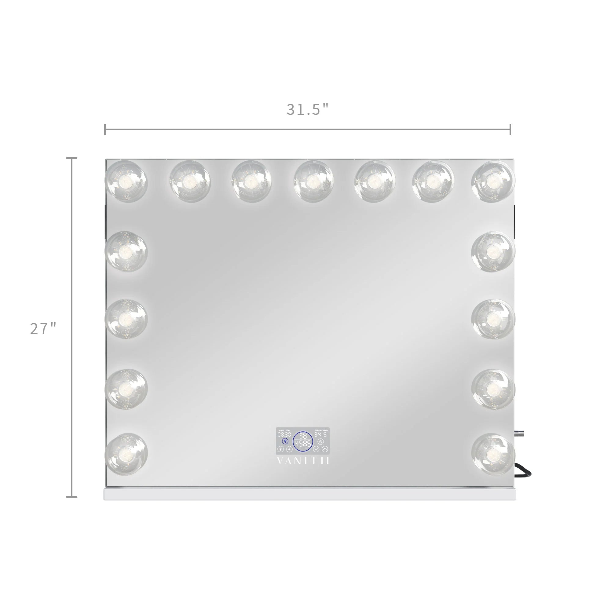VANITII Marilyn Hollywood Vanity Mirror Pro Max with 15 PCS G95FLM Bulbs