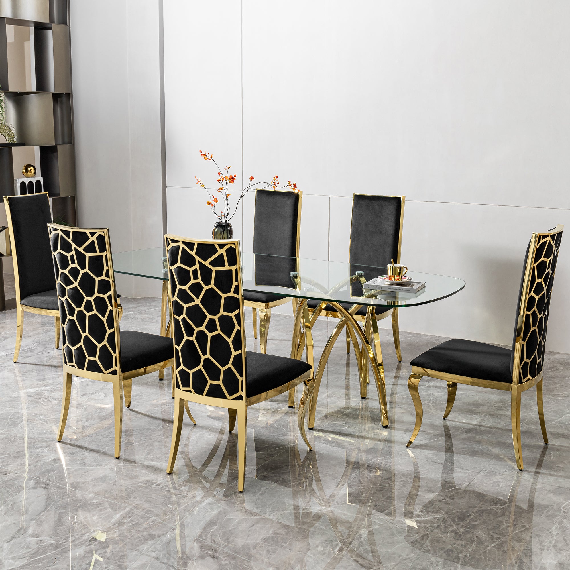 Tempered Glass Dining Table