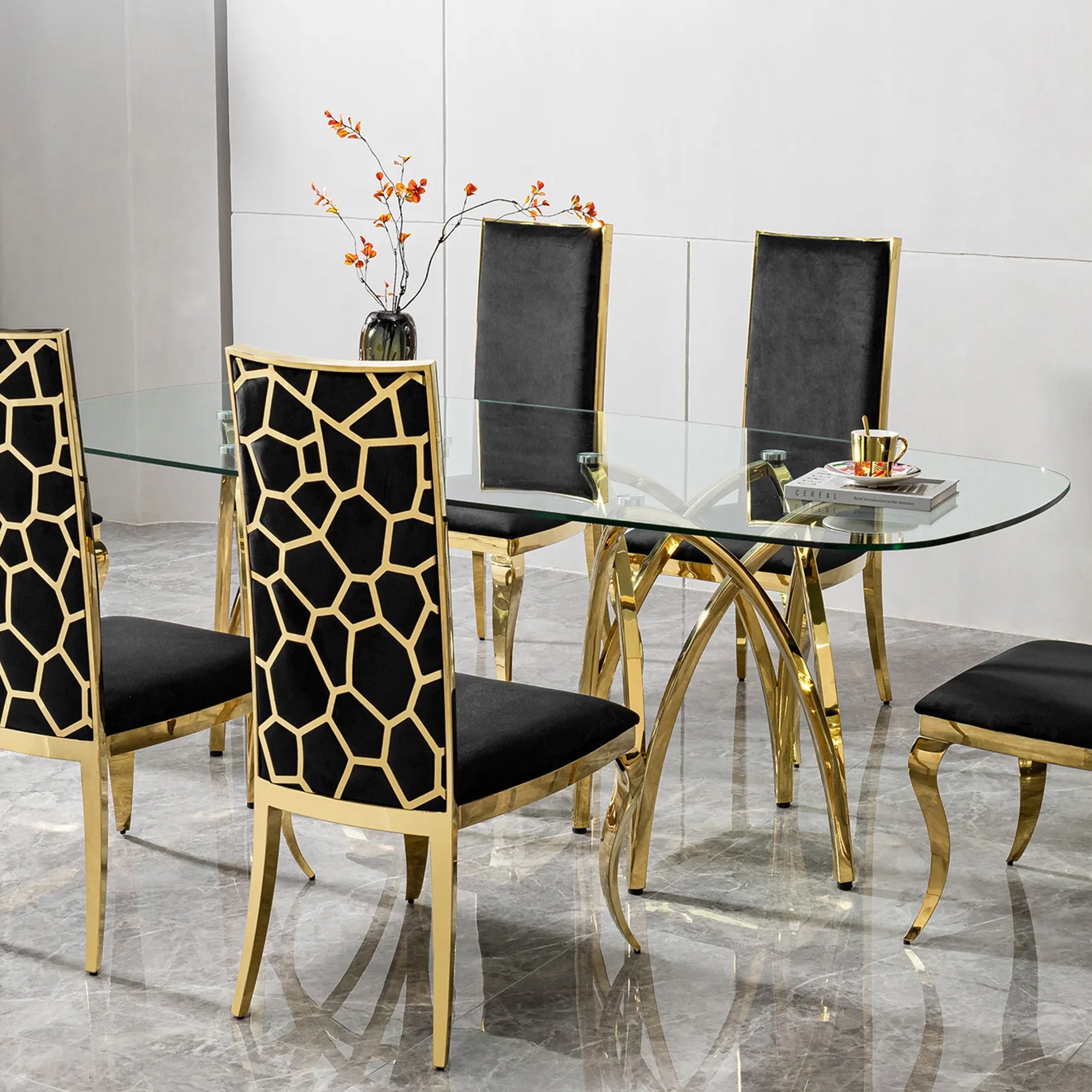 Tempered Glass Dining Table