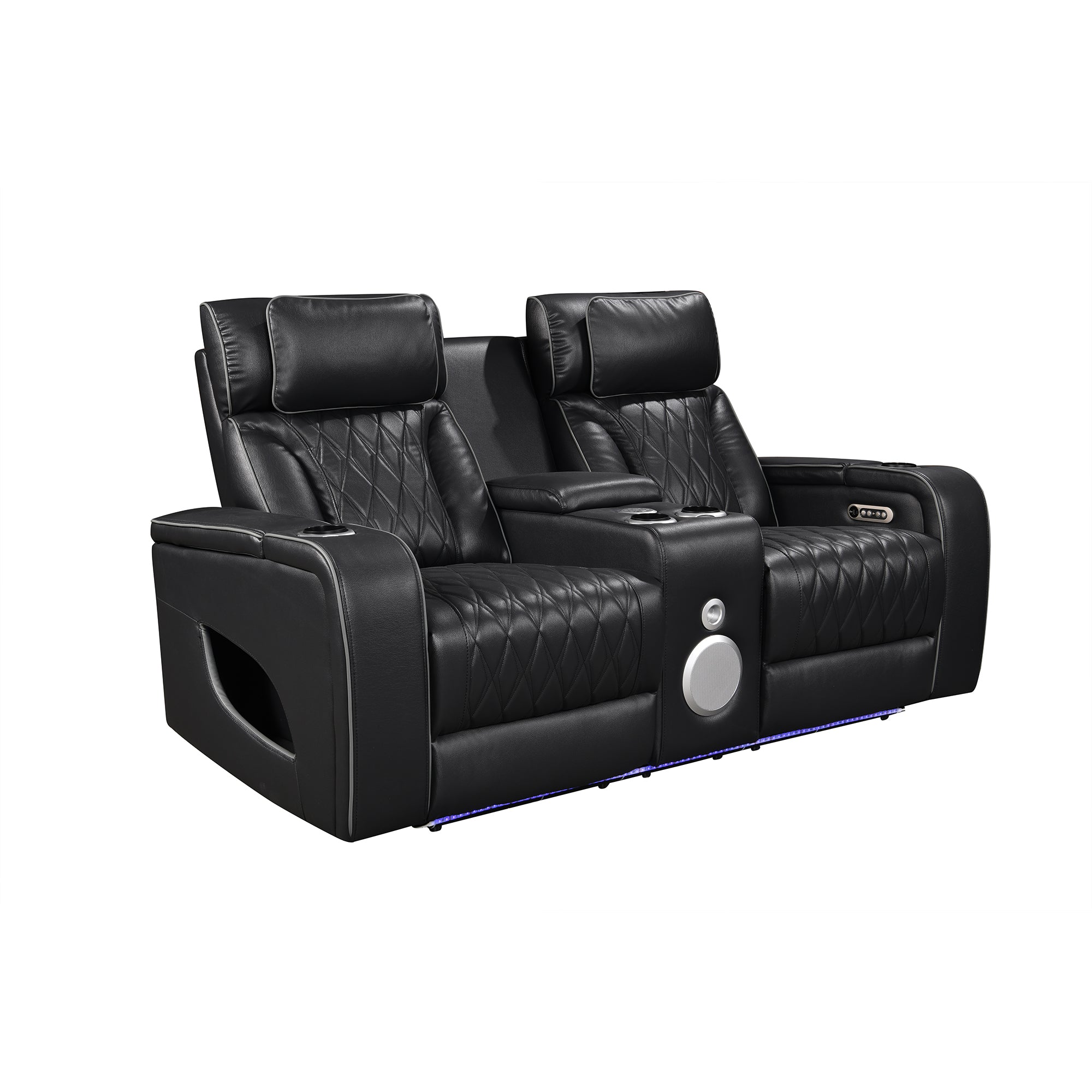 Power Recliner Sofa & Loveseat & Chair MR2953 Black
