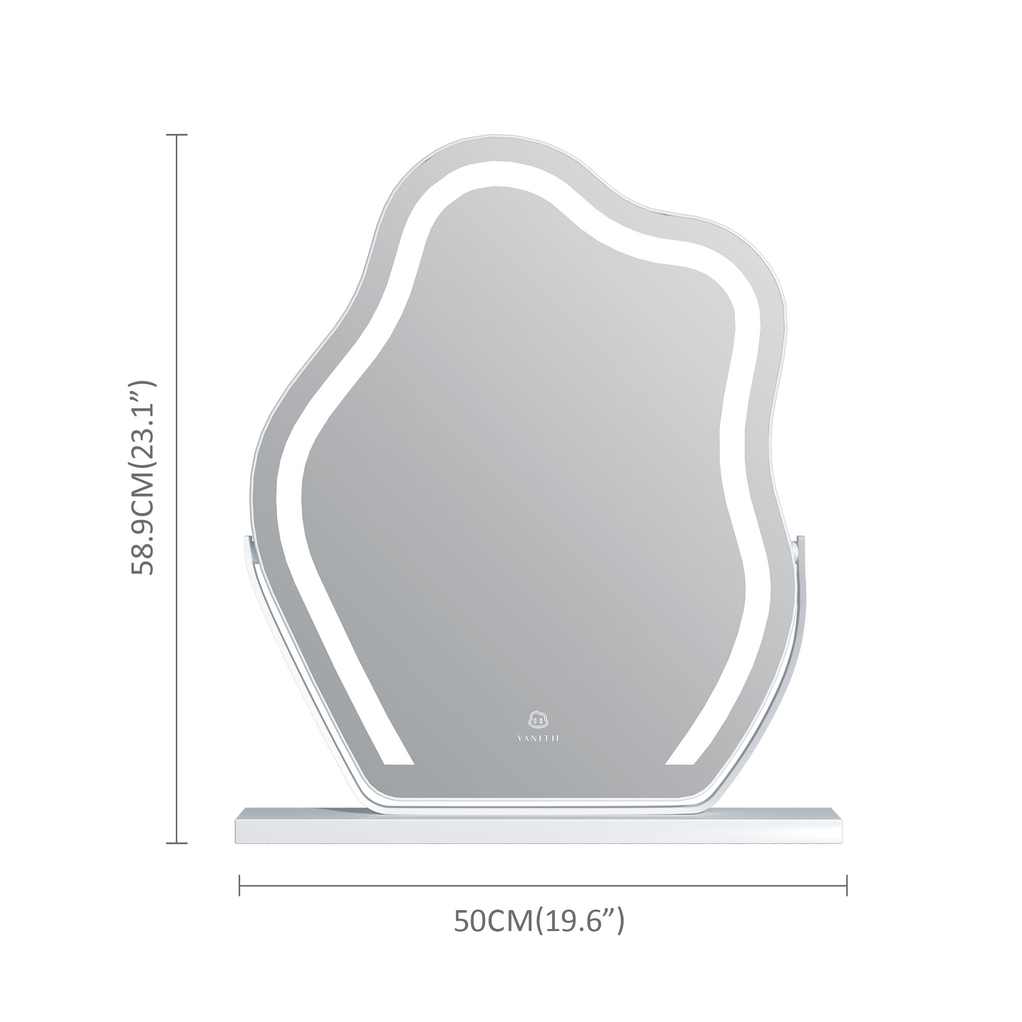 VANITII Hollywood Vanity Mirror Cloud LED Mirror
