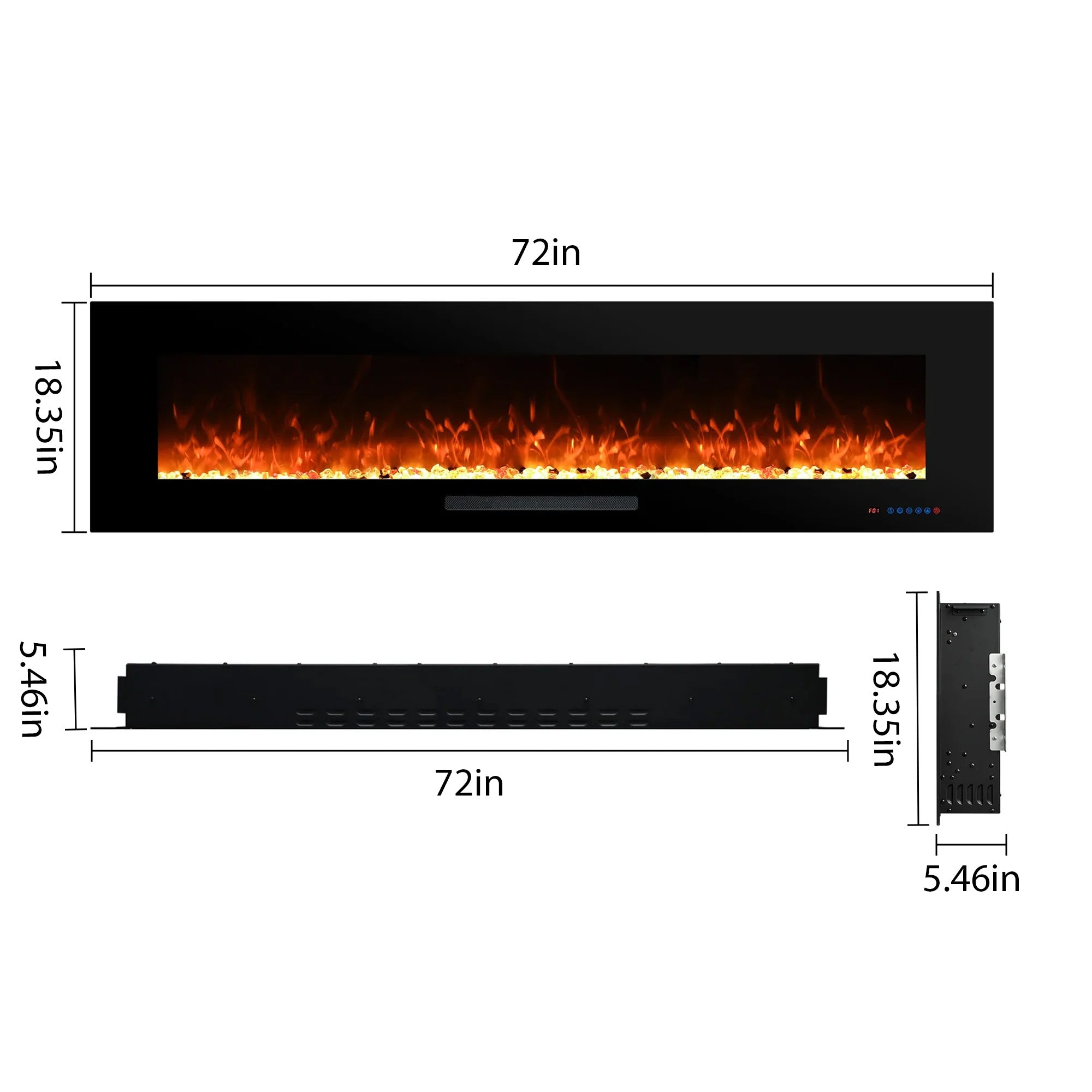 Electric Fireplace WM72DR