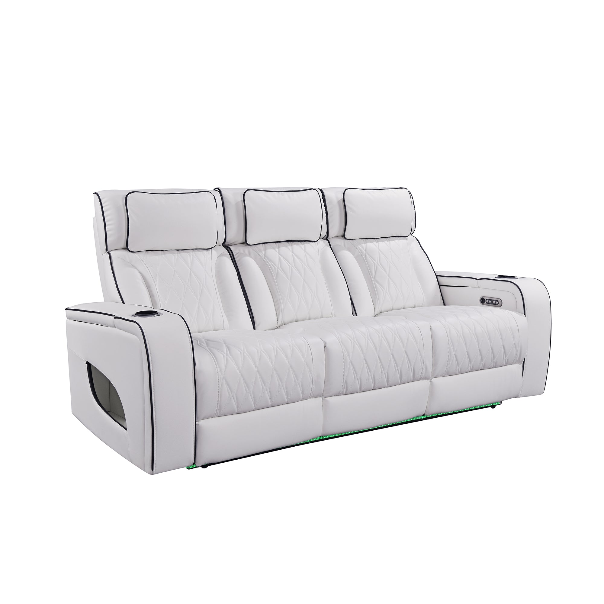 Power Recliner Sofa & Loveseat & Chair MR2953 White