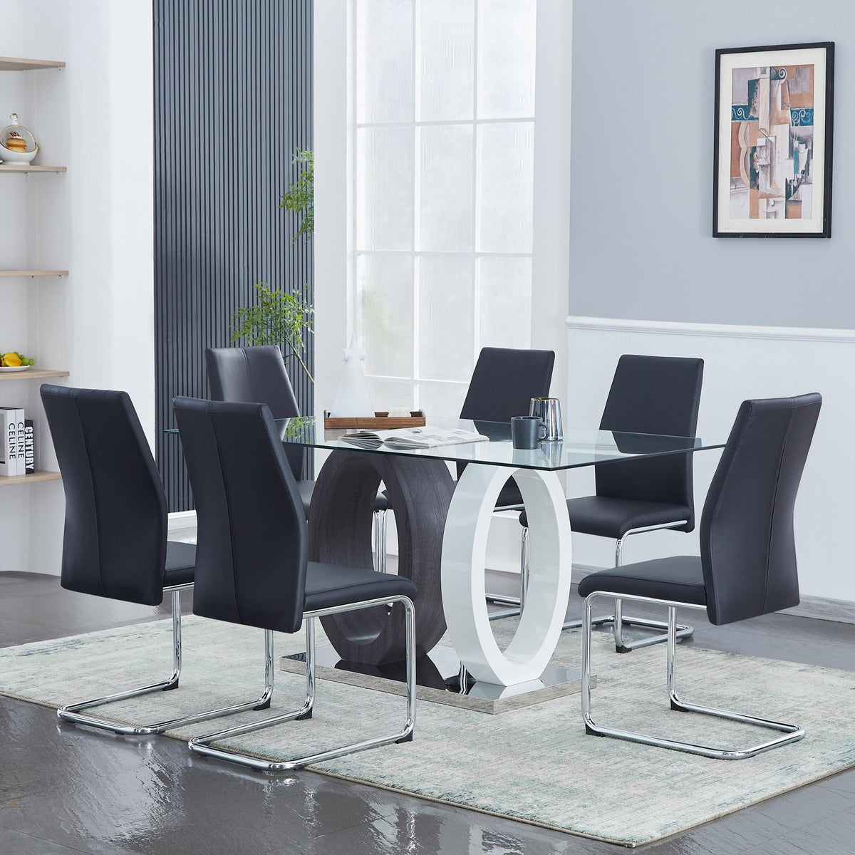 Double Circle Dining Table