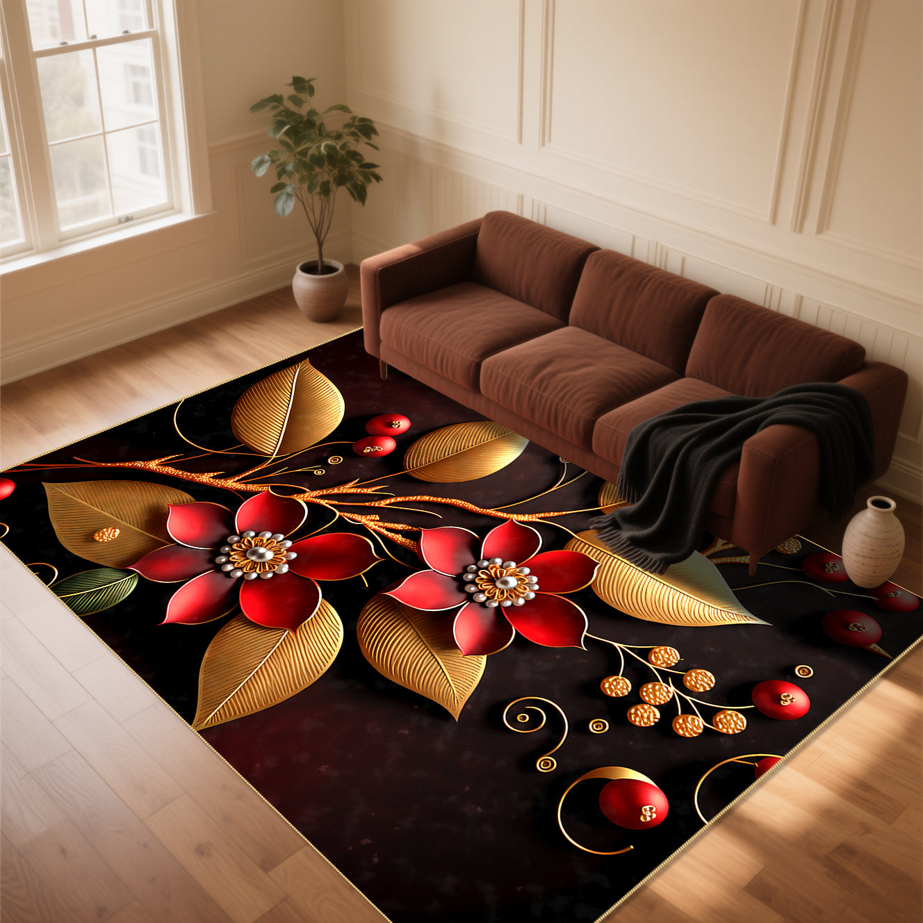 Diamond Velvet Shimmer Rug
