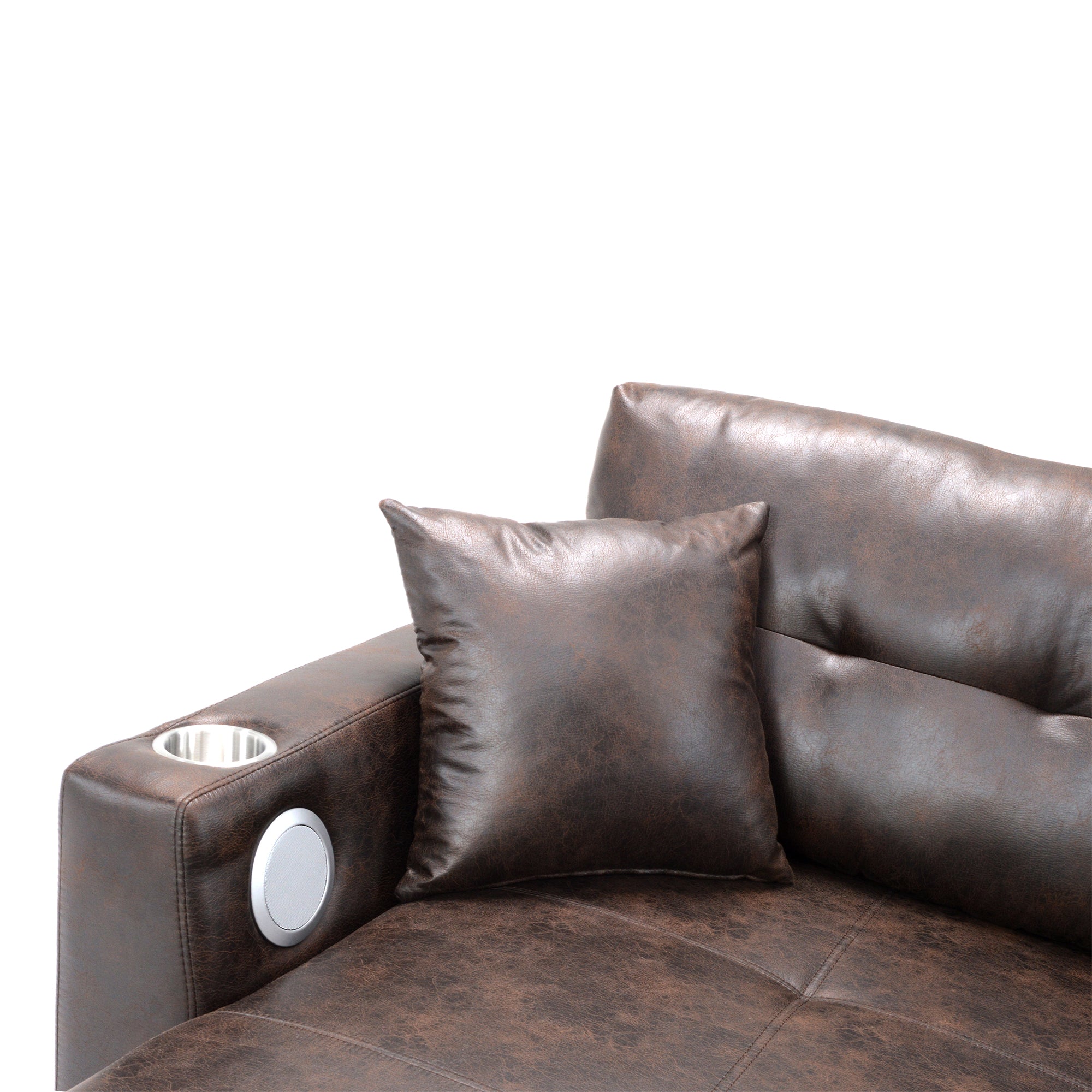 L-Shape sofa with storage and Pull-out bed-1369