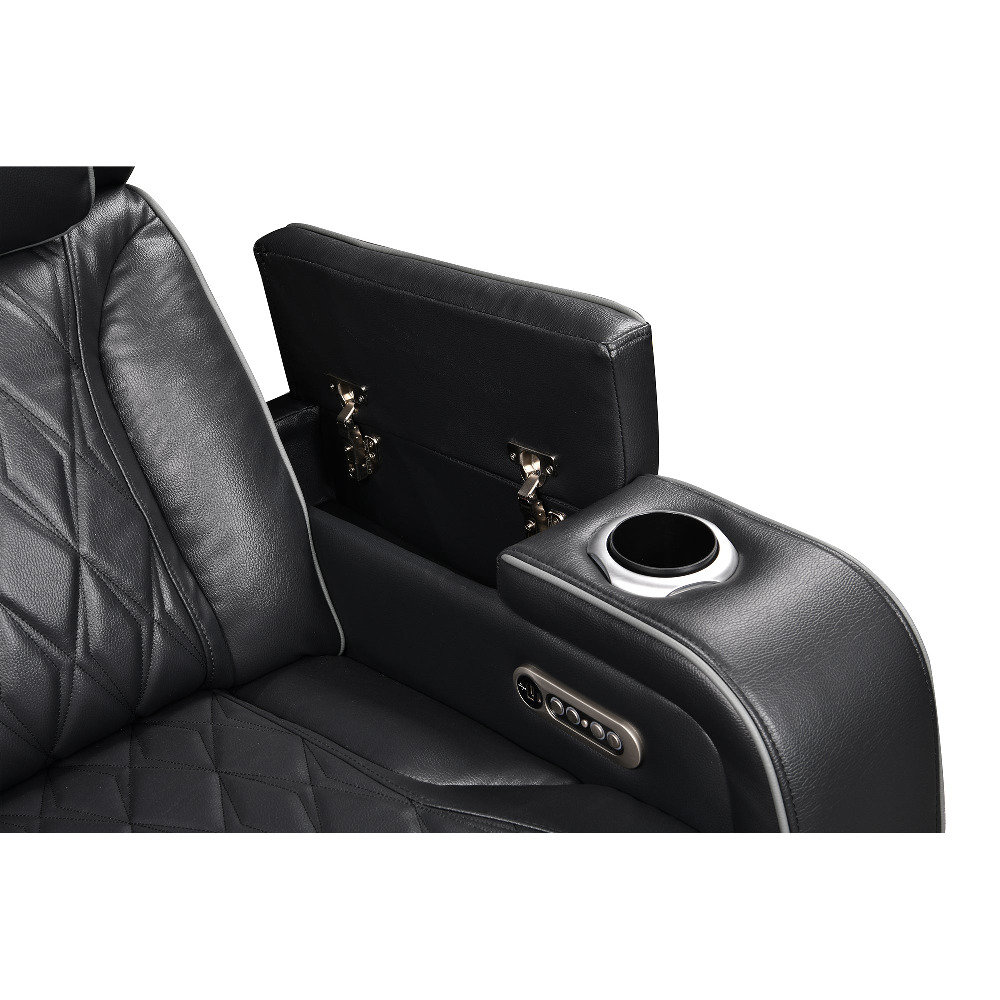 Power Recliner Sofa & Loveseat & Chair MR2953 Black