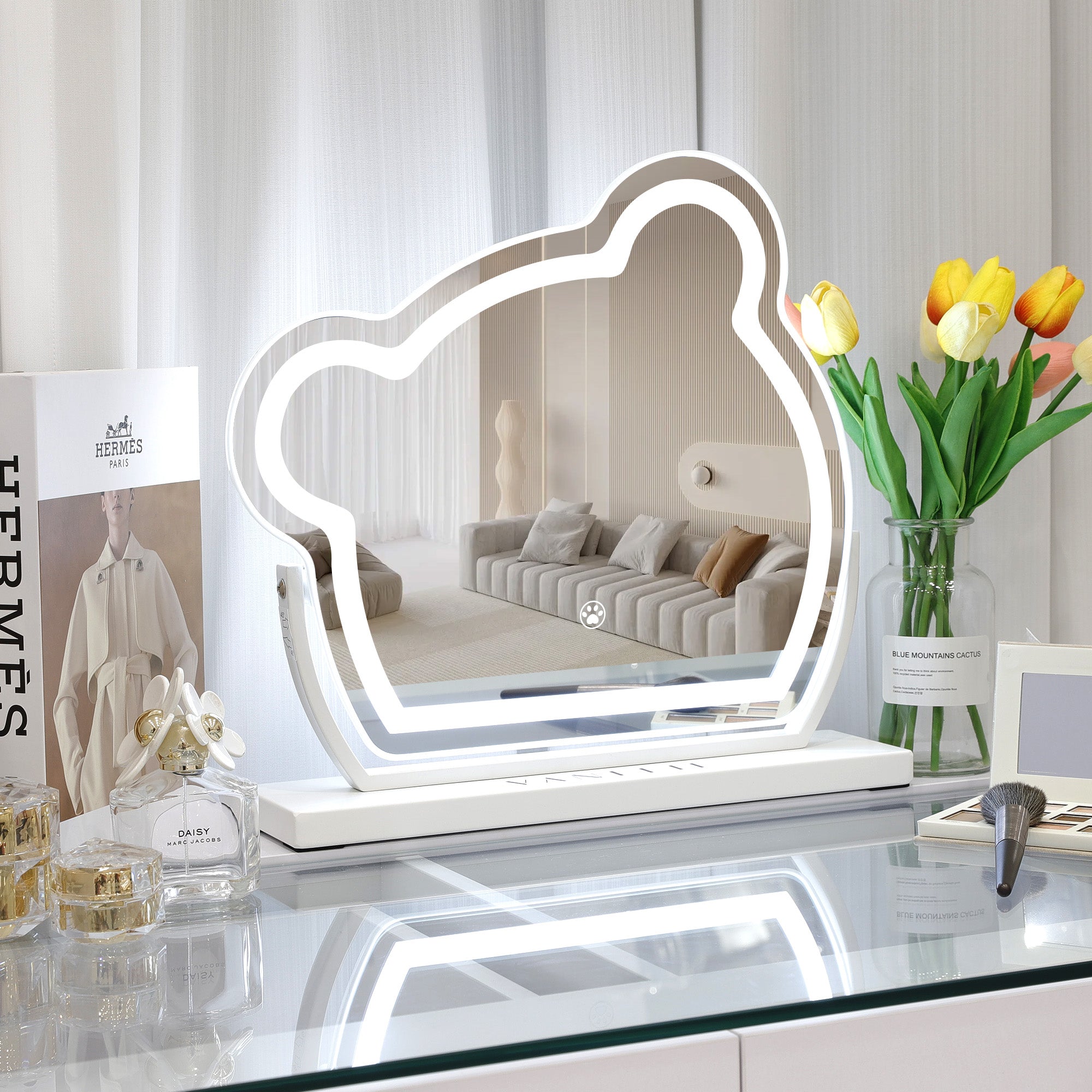 VANITII Hollywood Vanity Mirror Bear LED Mirror