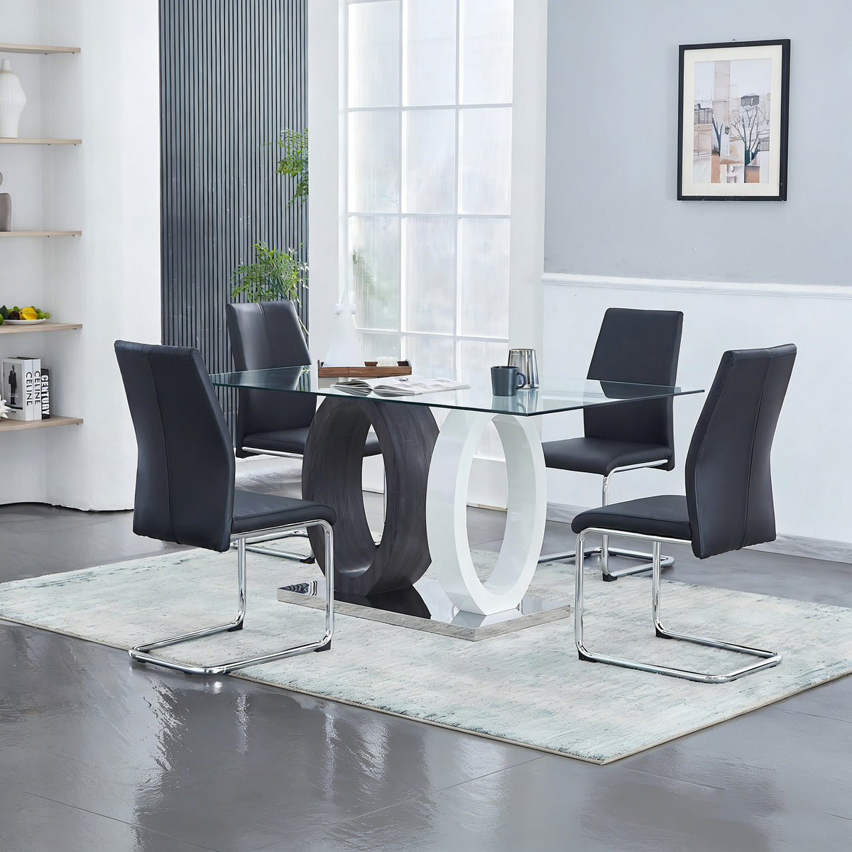 Double Circle Dining Table