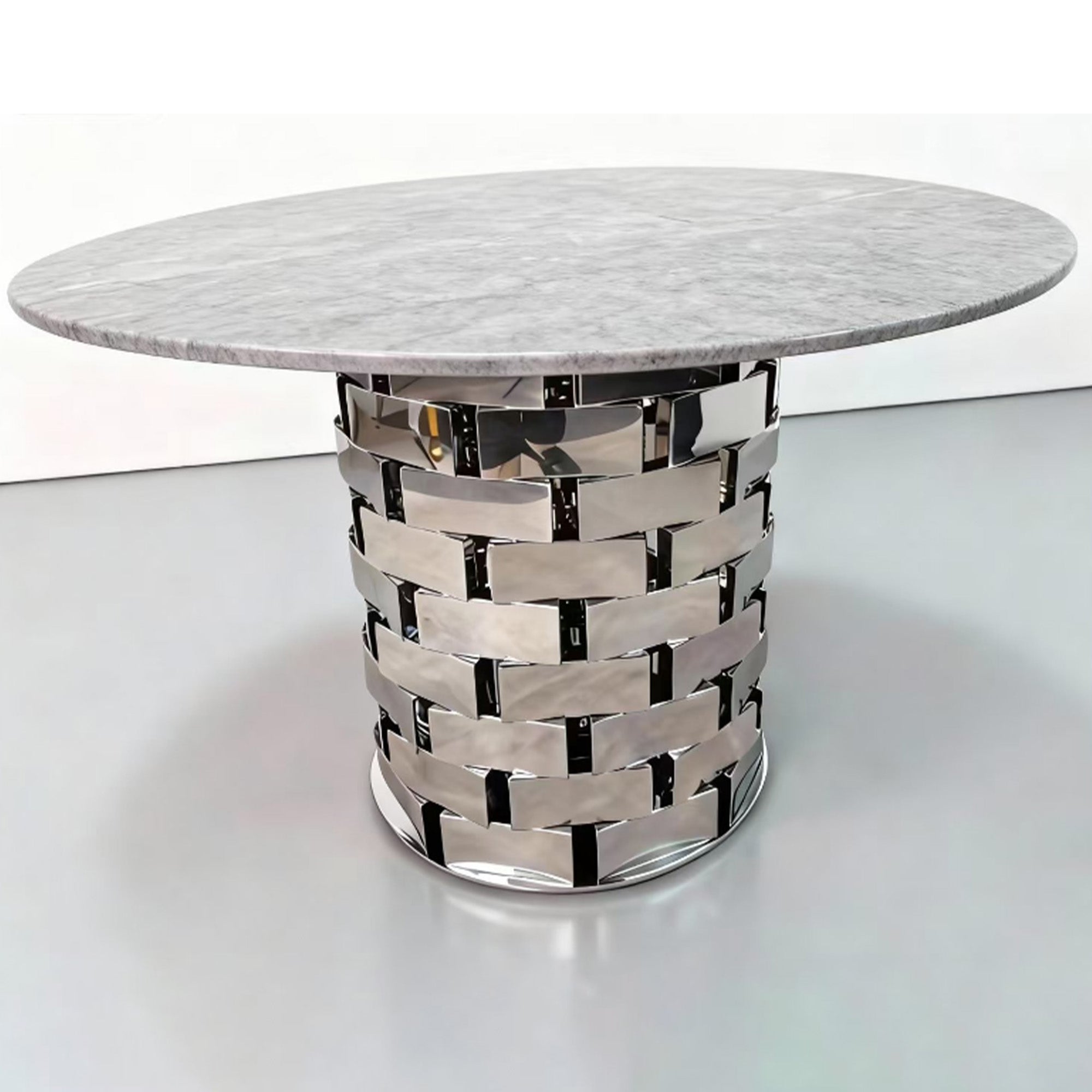Grey color Round marble table