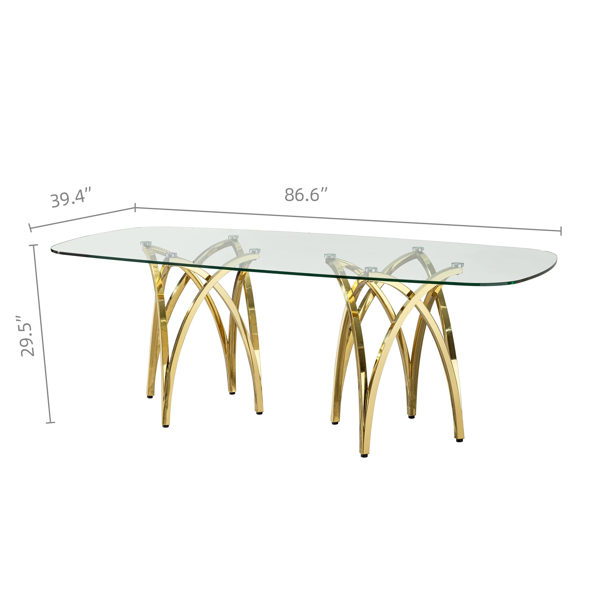 Tempered Glass Dining Table