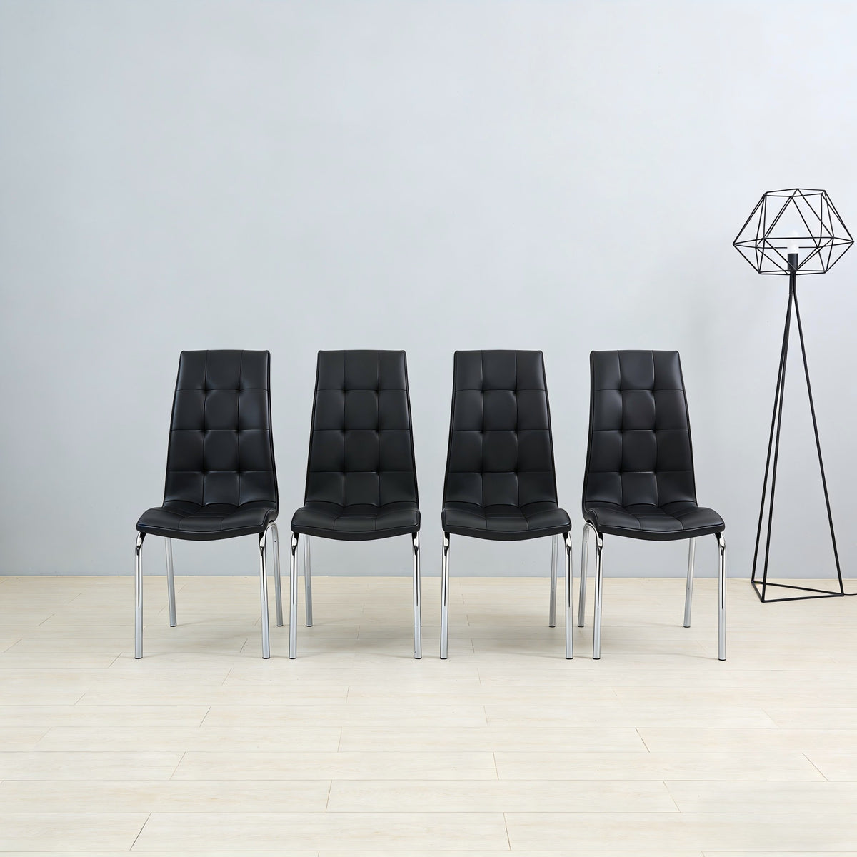 Metal Legs Side Chair-4PCS/CTN