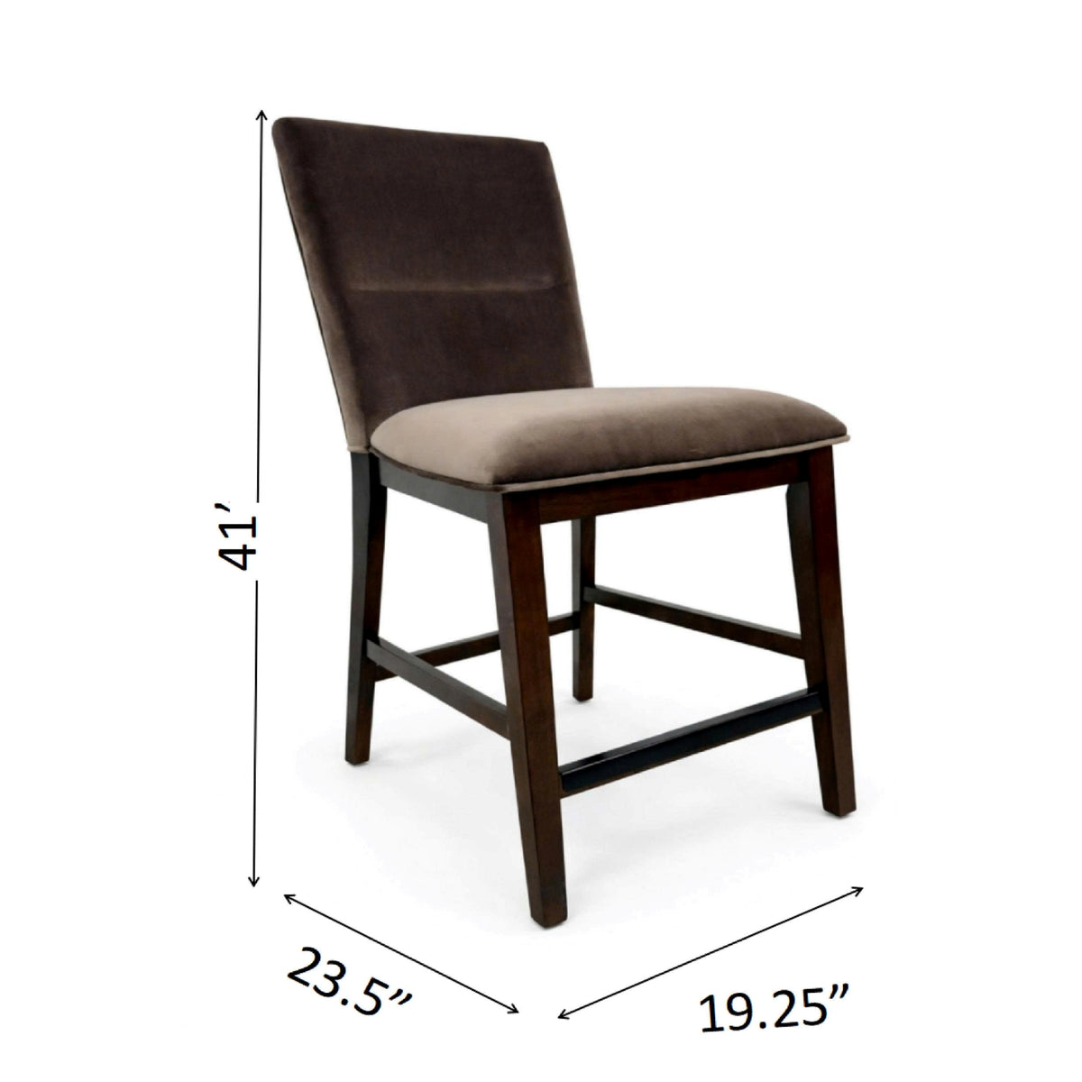 COUNTER CHAIR ( VELVET) 2506CC-2pcs/CTN