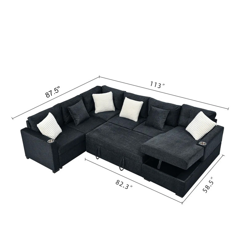 VANITII Pull-Out Sofa Bed