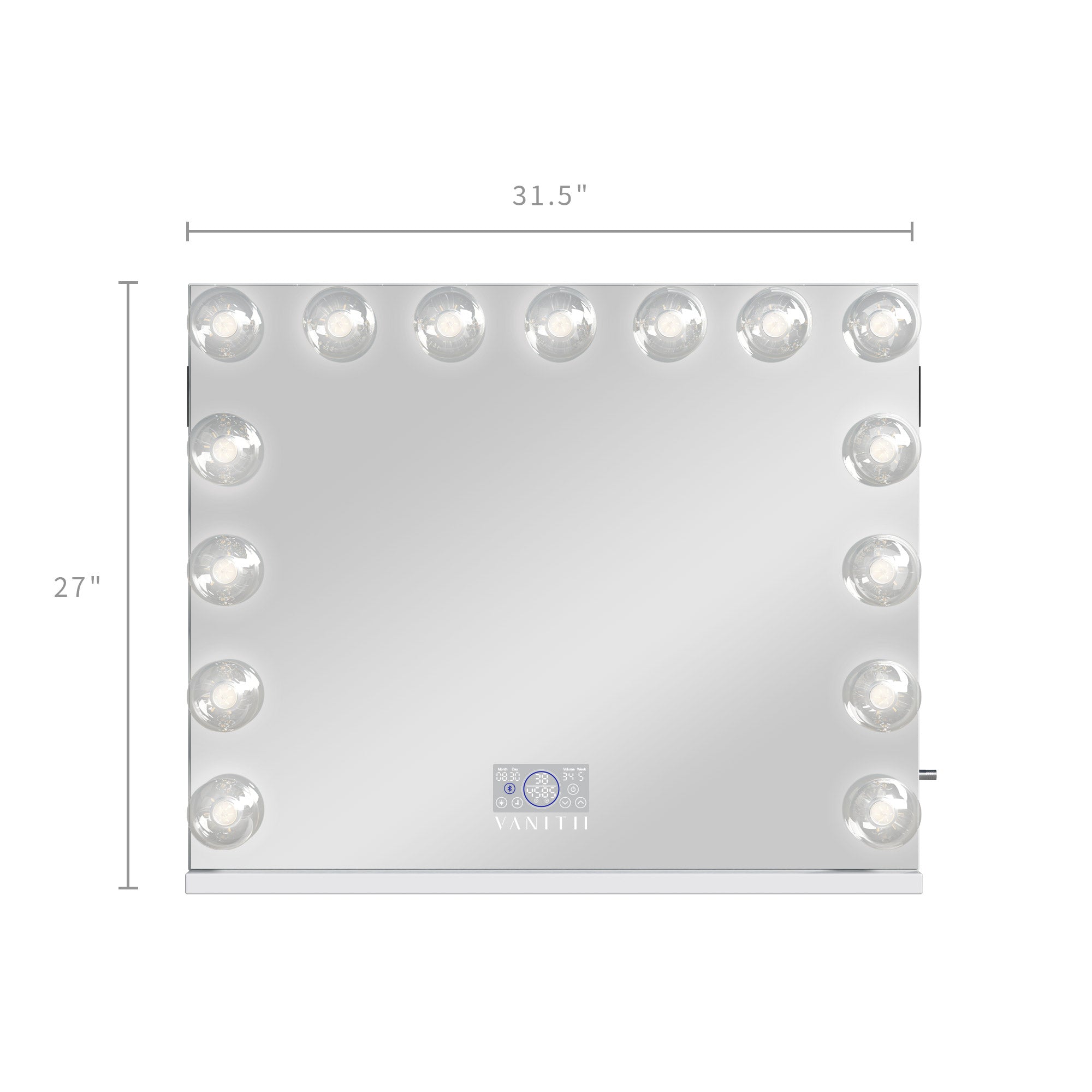VANITII Marilyn Hollywood Vanity Mirror Pro Max with 15 PCS G95FLM Bulbs