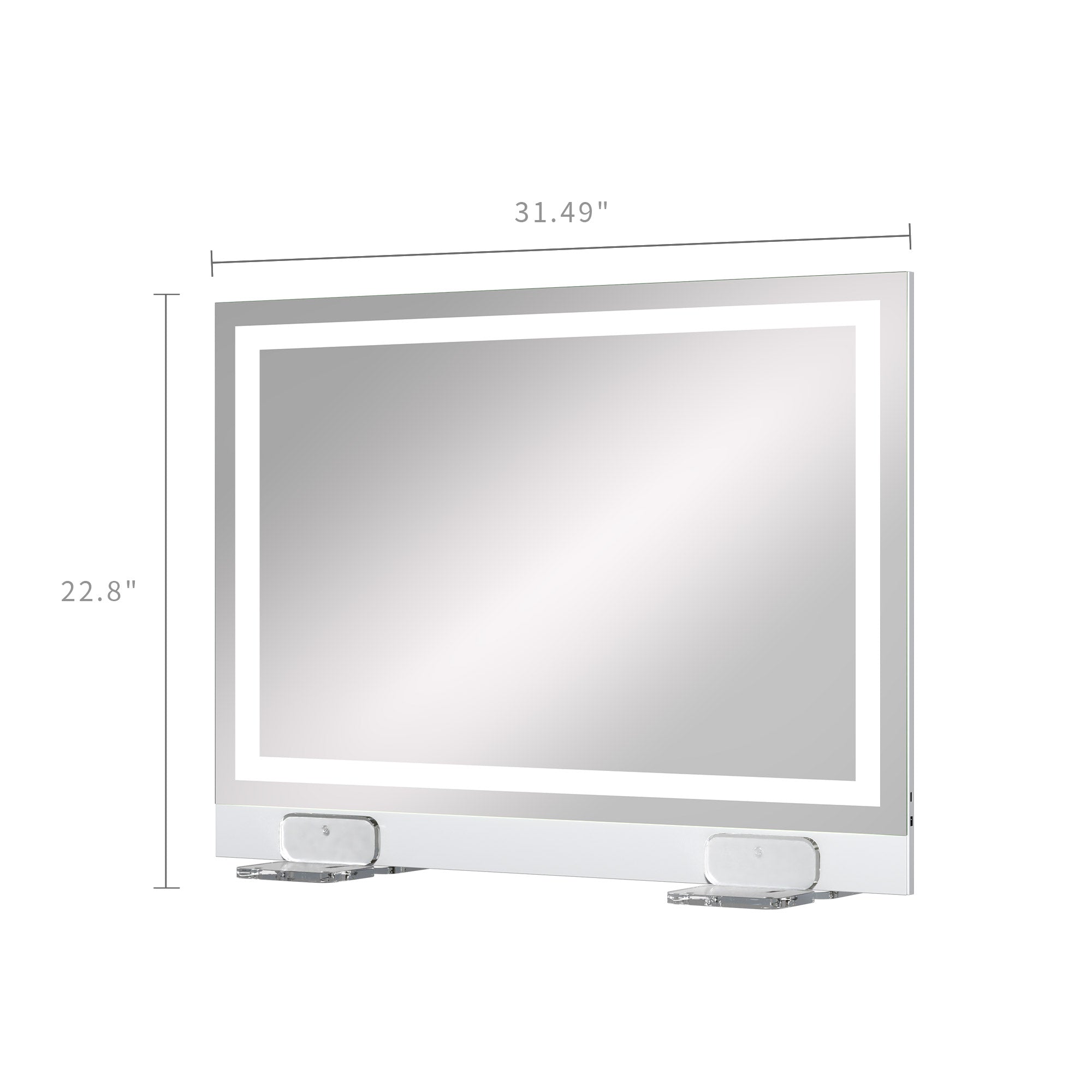 VANITII Hollywood Led Strip Mirror -Skinny Strip
