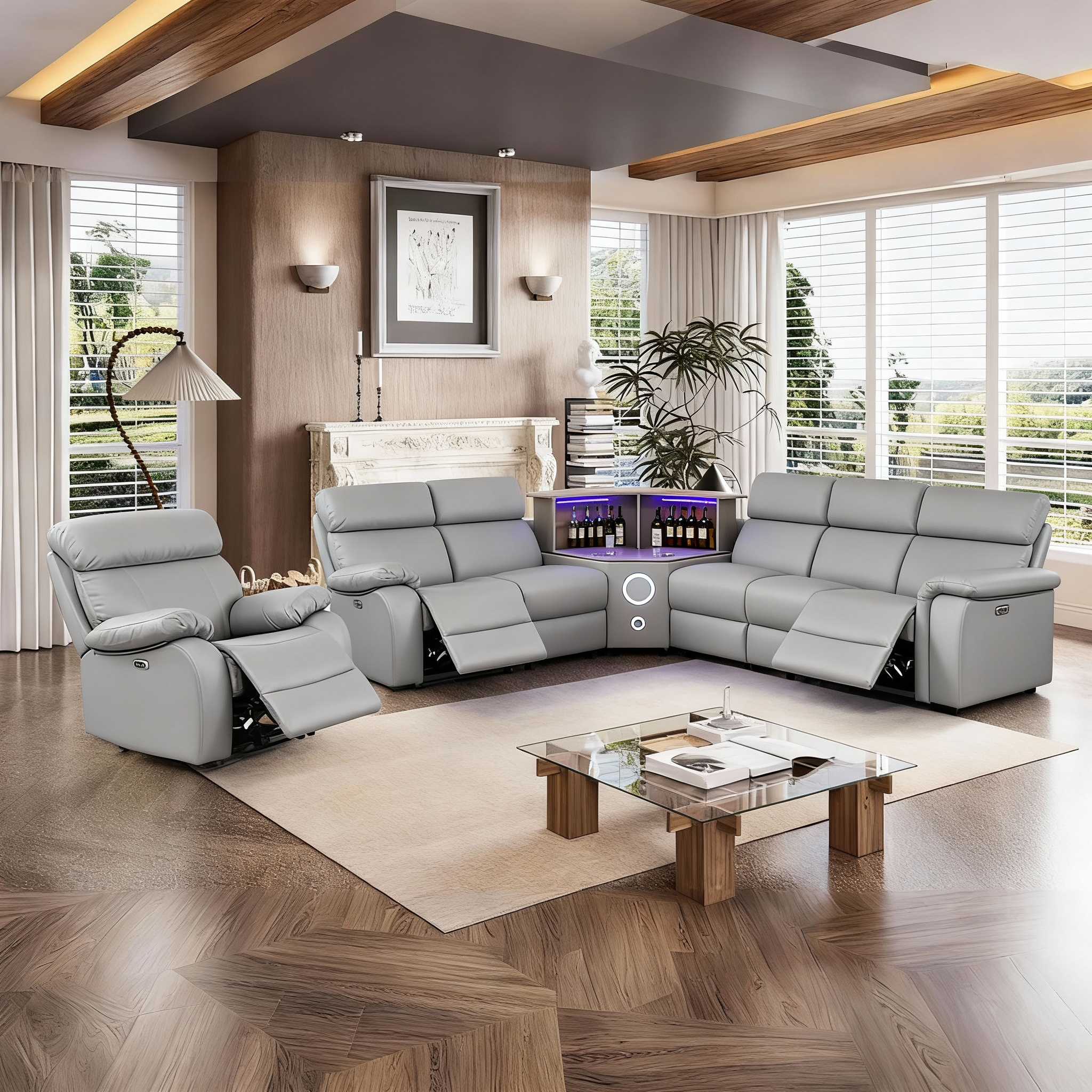 Sectional Sofa in the Living